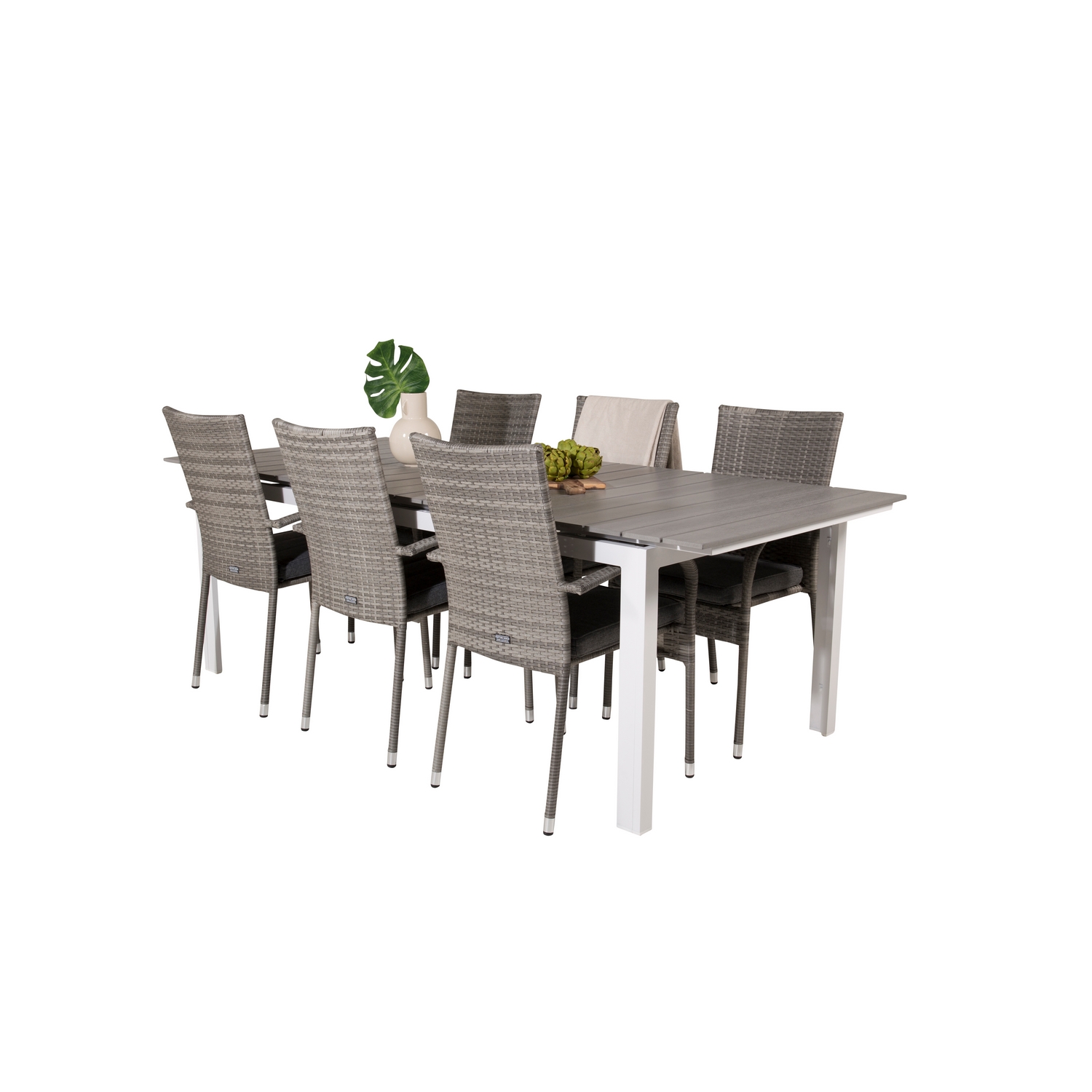 Spisegruppe Venture Home Lova 224/324 med 6 Asta Stoler