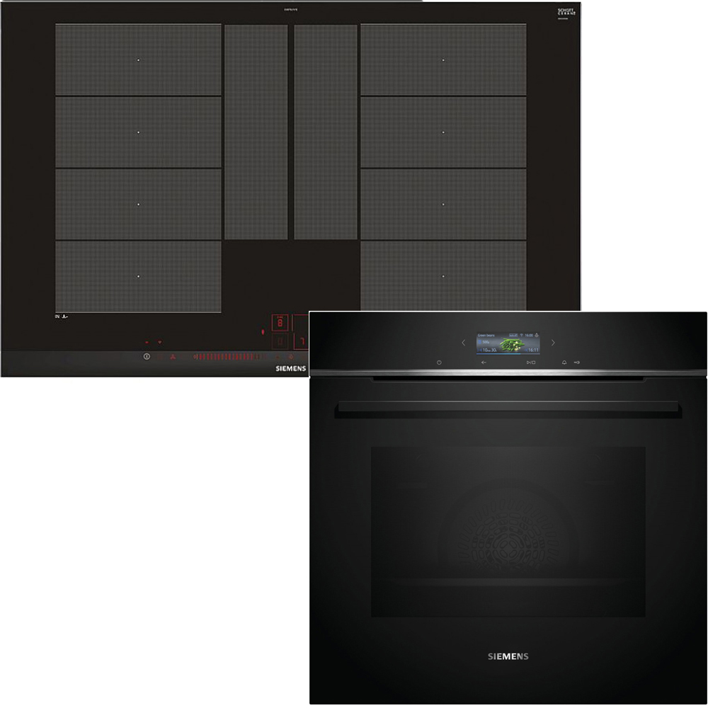 Ovn/Platetopp Siemens iQ700 HB772G2B1S + EX875LYV1E Med Pyrolyse og Steketermometer Pakke