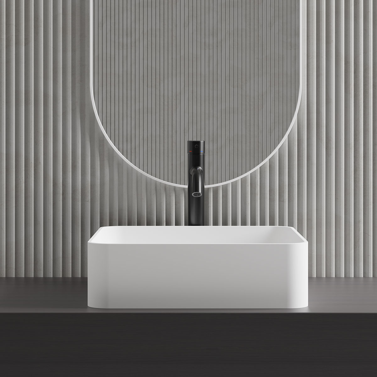 Tvättställ Scandtap Solid S1