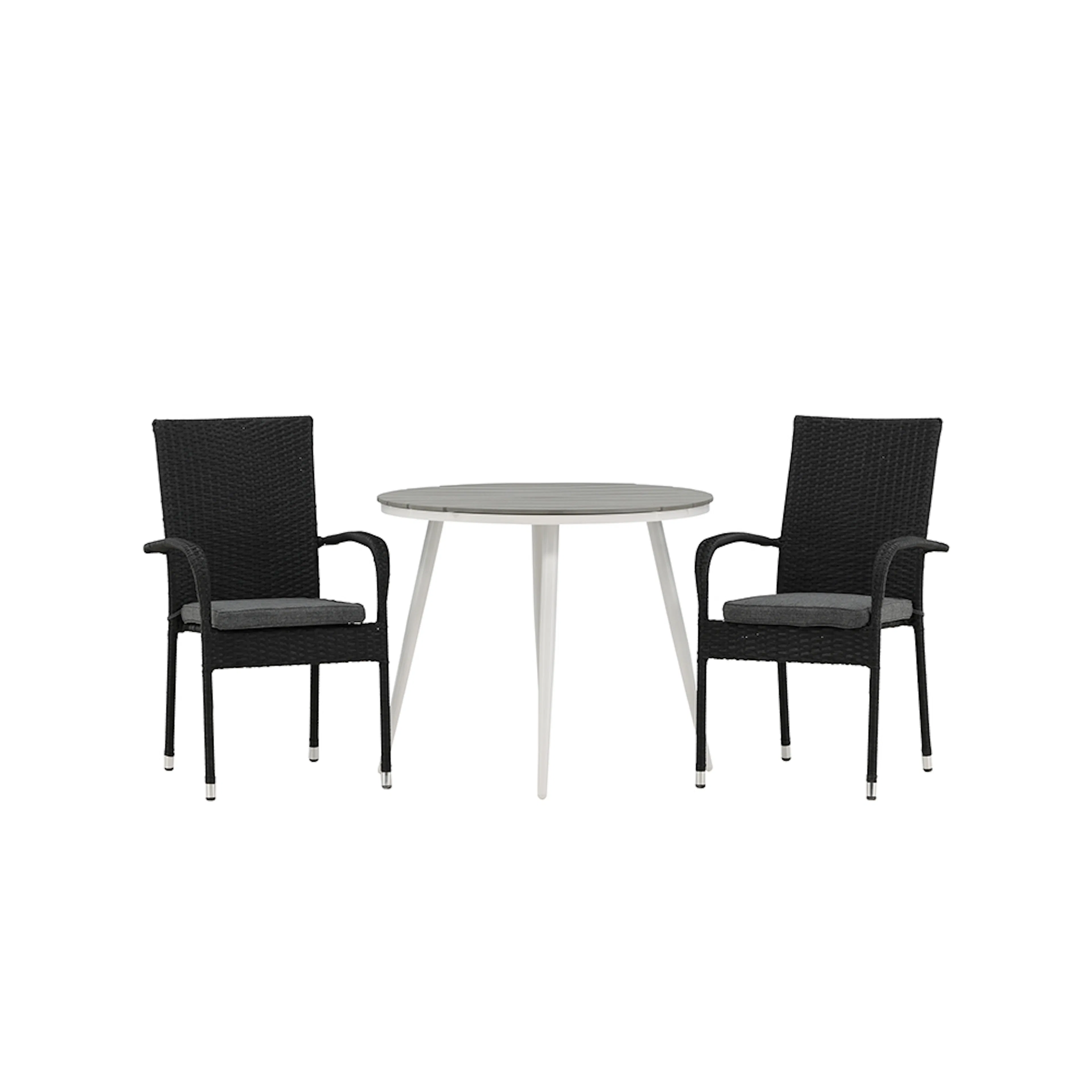 Cafégruppe Venture Home Break Ø90 cm med 2 Anna Stoler