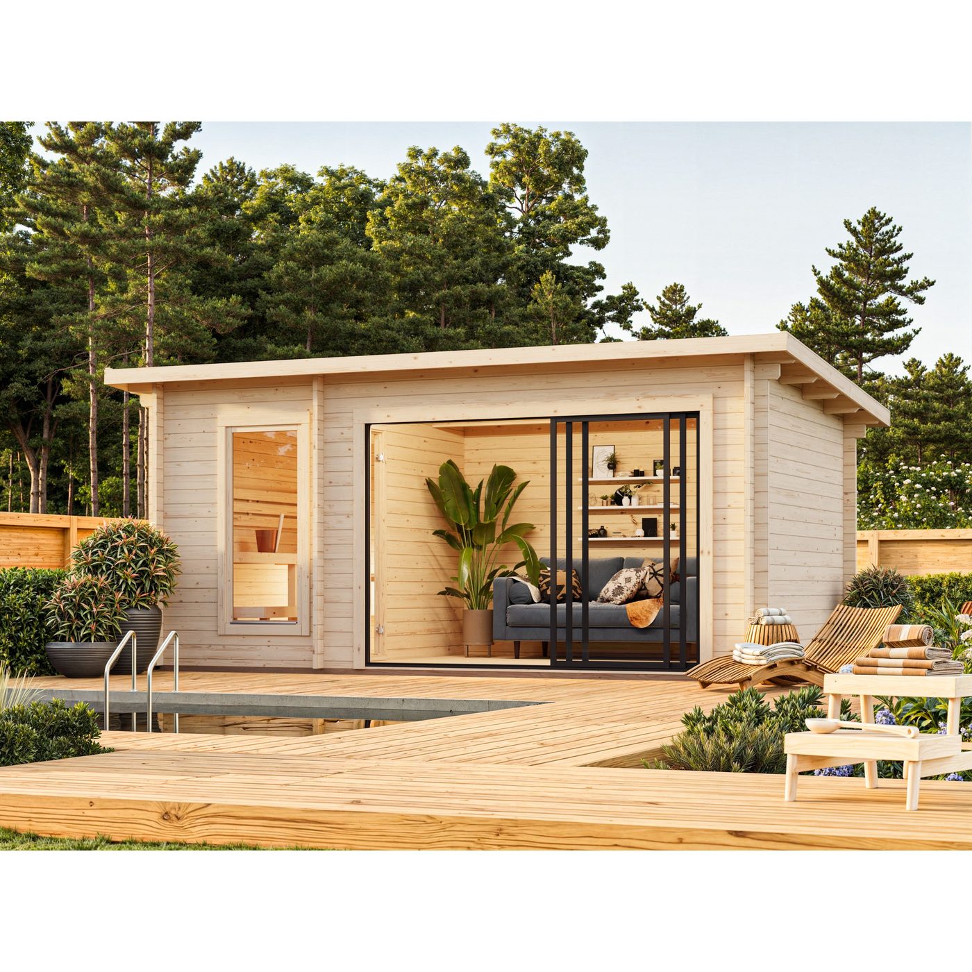 Badstuhus Palmako Sanna 12,8 m2