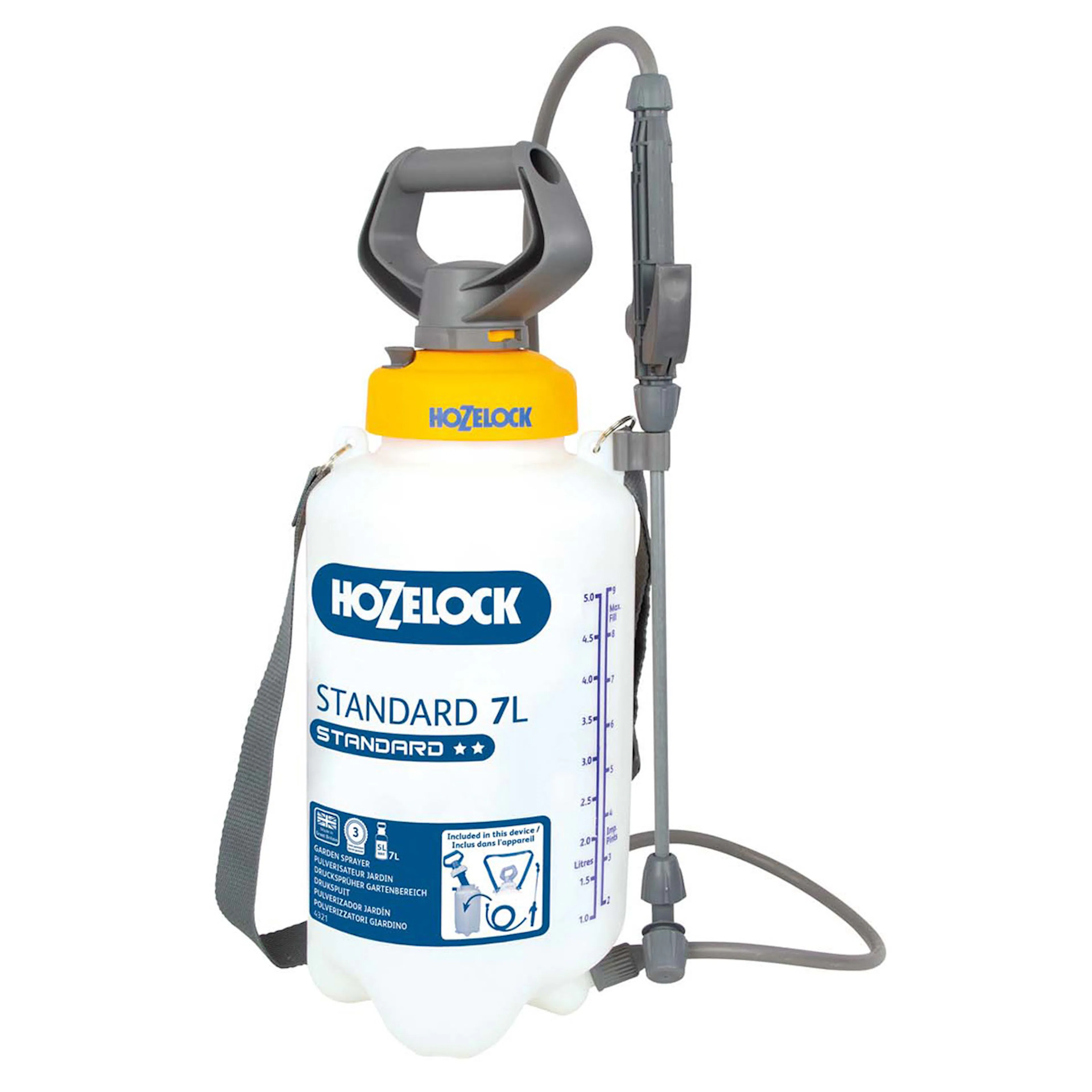 Trykksprøyte Hozelock Standard 7 L