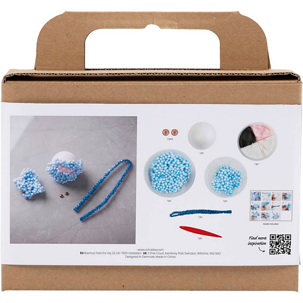 Hobbysett Creativ Company Mini DIY Kit Monster Modellering Bobby