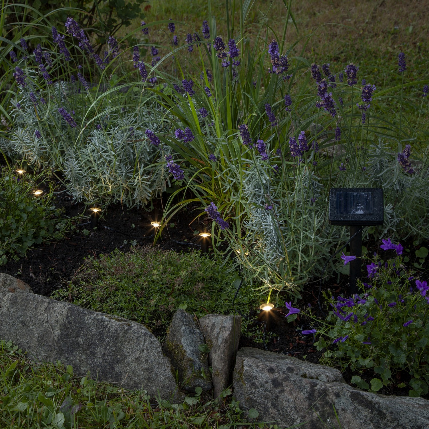 Solcelle Lyslenke Star Trading Mini Spot8 L25Lm