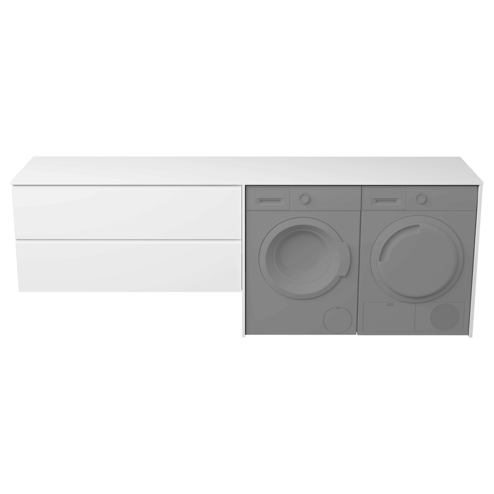 Servantskap FOSSBAD Variant60 B120 for Benkeplate og Toppmontert Servant