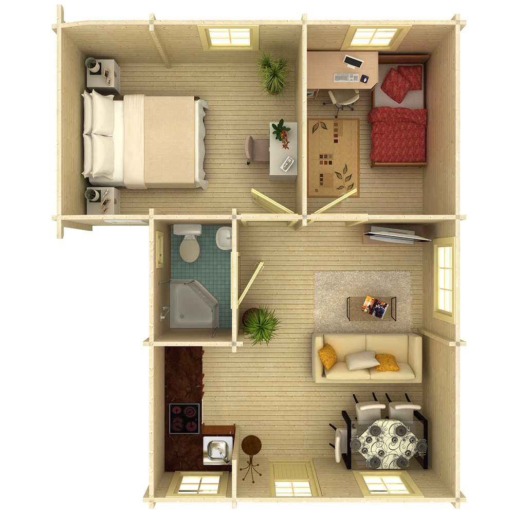 Hytte Palmako Emily 42 m2