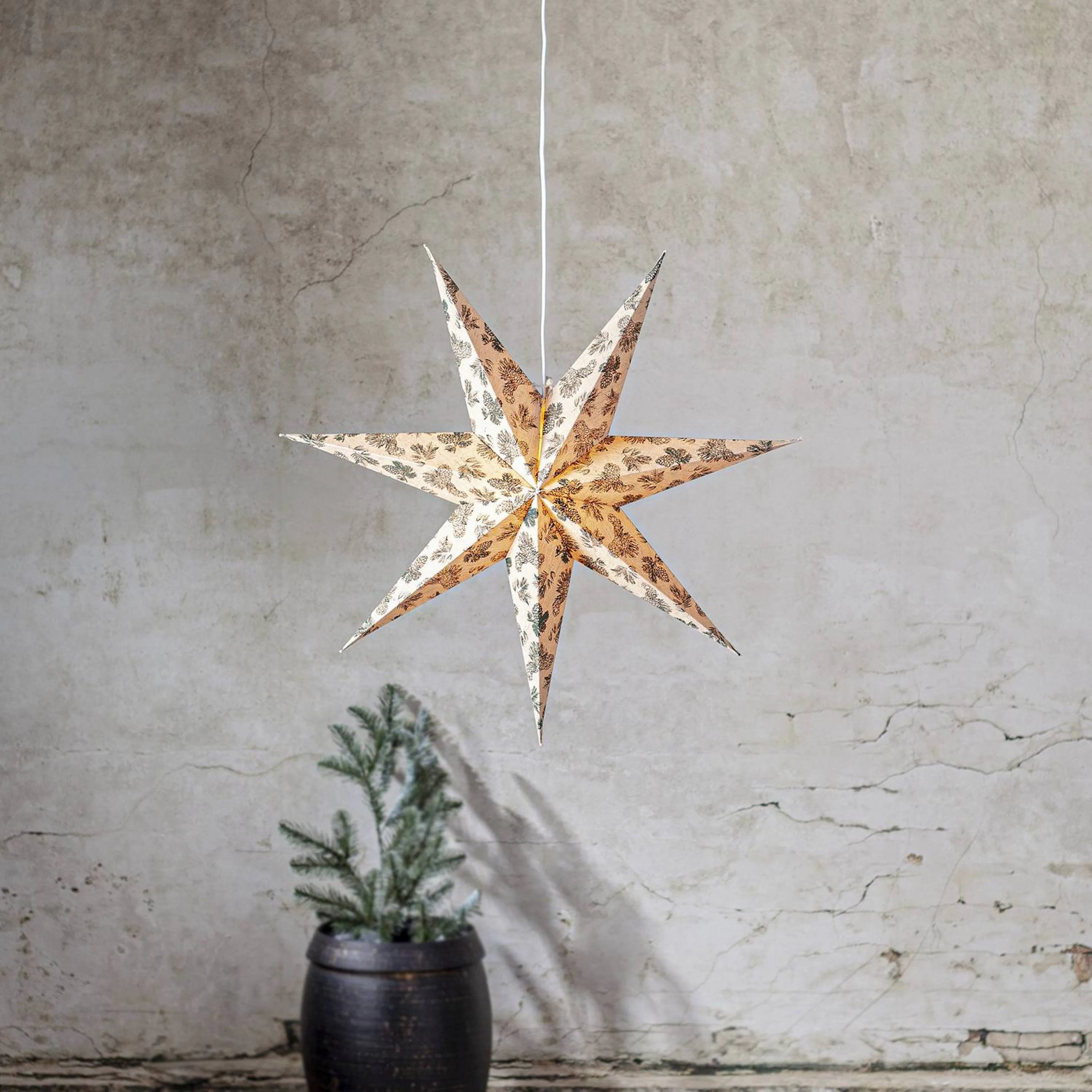 Adventstjerne Star Trading Cotton Kongle