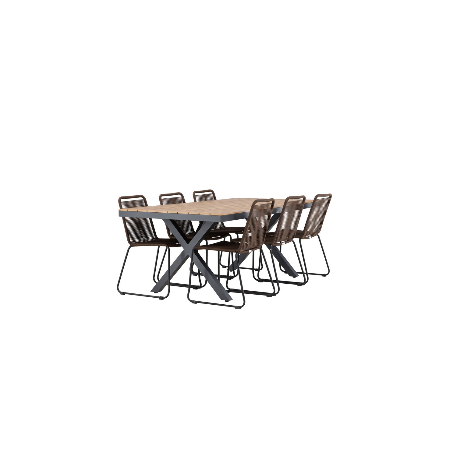 Hagegruppe Venture Home Garcia med 6 Lindos Stoler