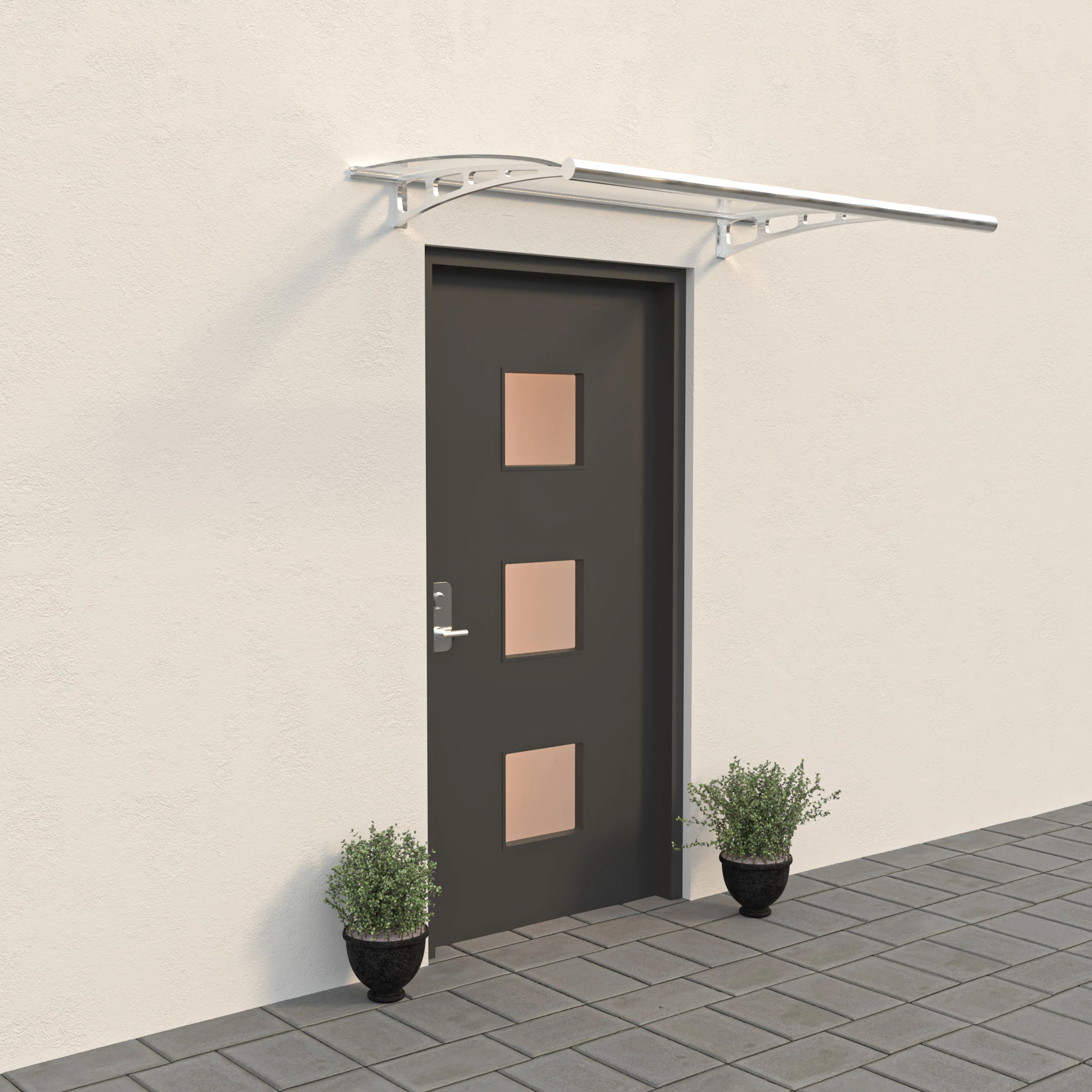 Entrétak Aluminuim Polykarbonat 150x90 cm L:150 cm