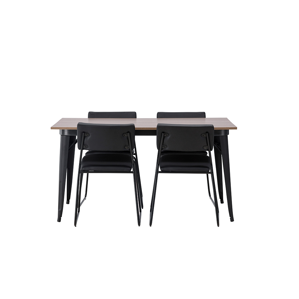 Spisegruppe Venture Home Tempe 140 cm med 4 Kenth Stoler