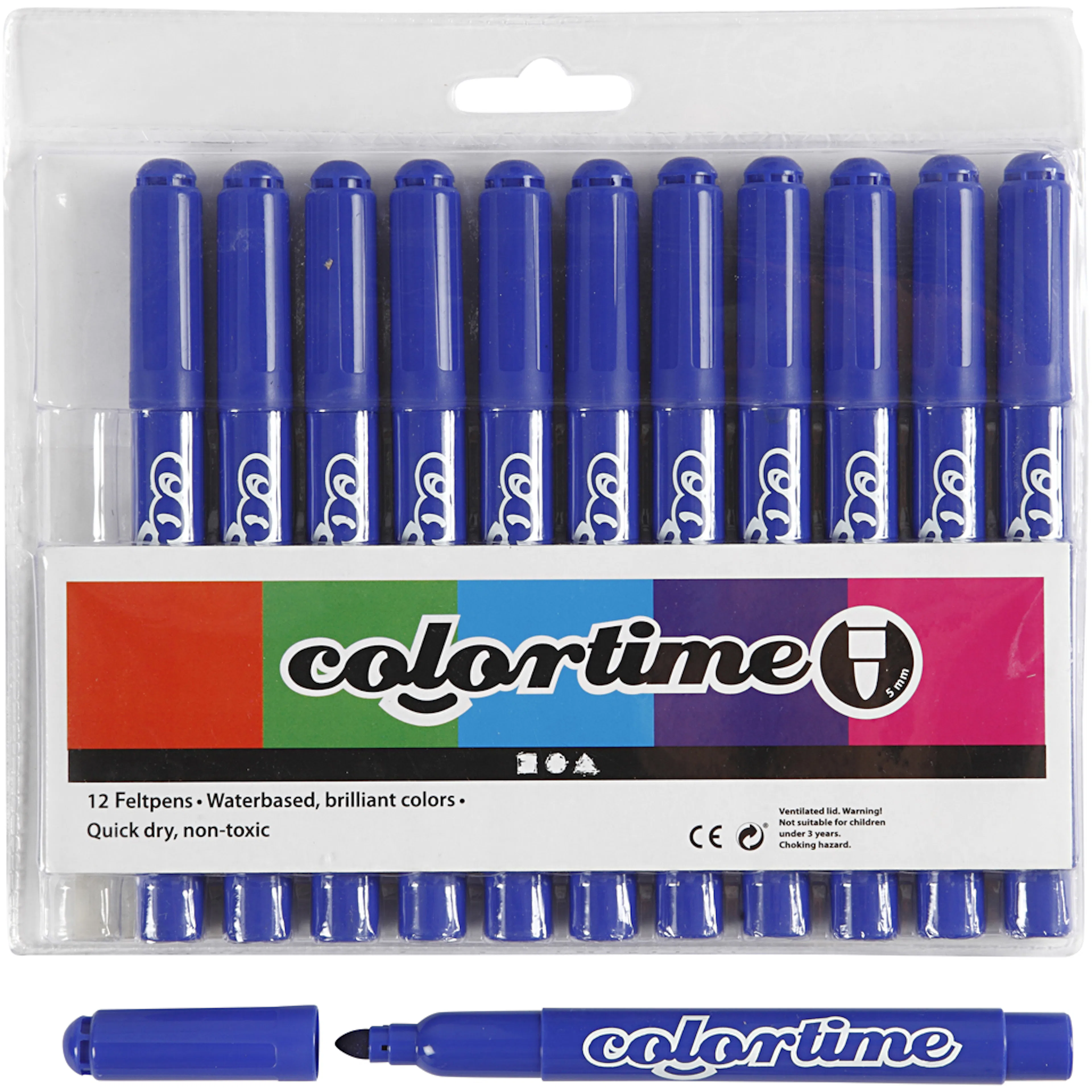 Tusjpenner Creativ Company Colortime Strek 5 mm 1 Pk