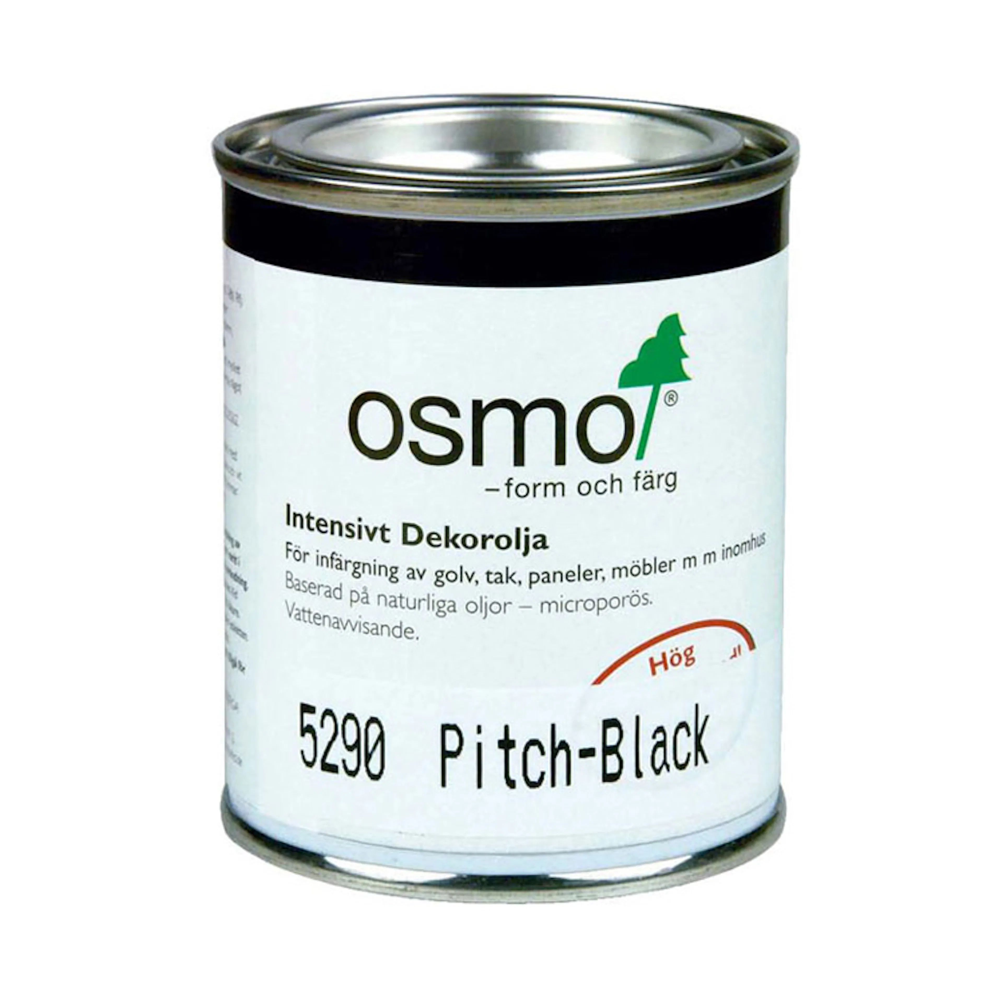 OSMO 5290 Intensiv Dekorolja, Svart 0,125 liter 0,125 liter