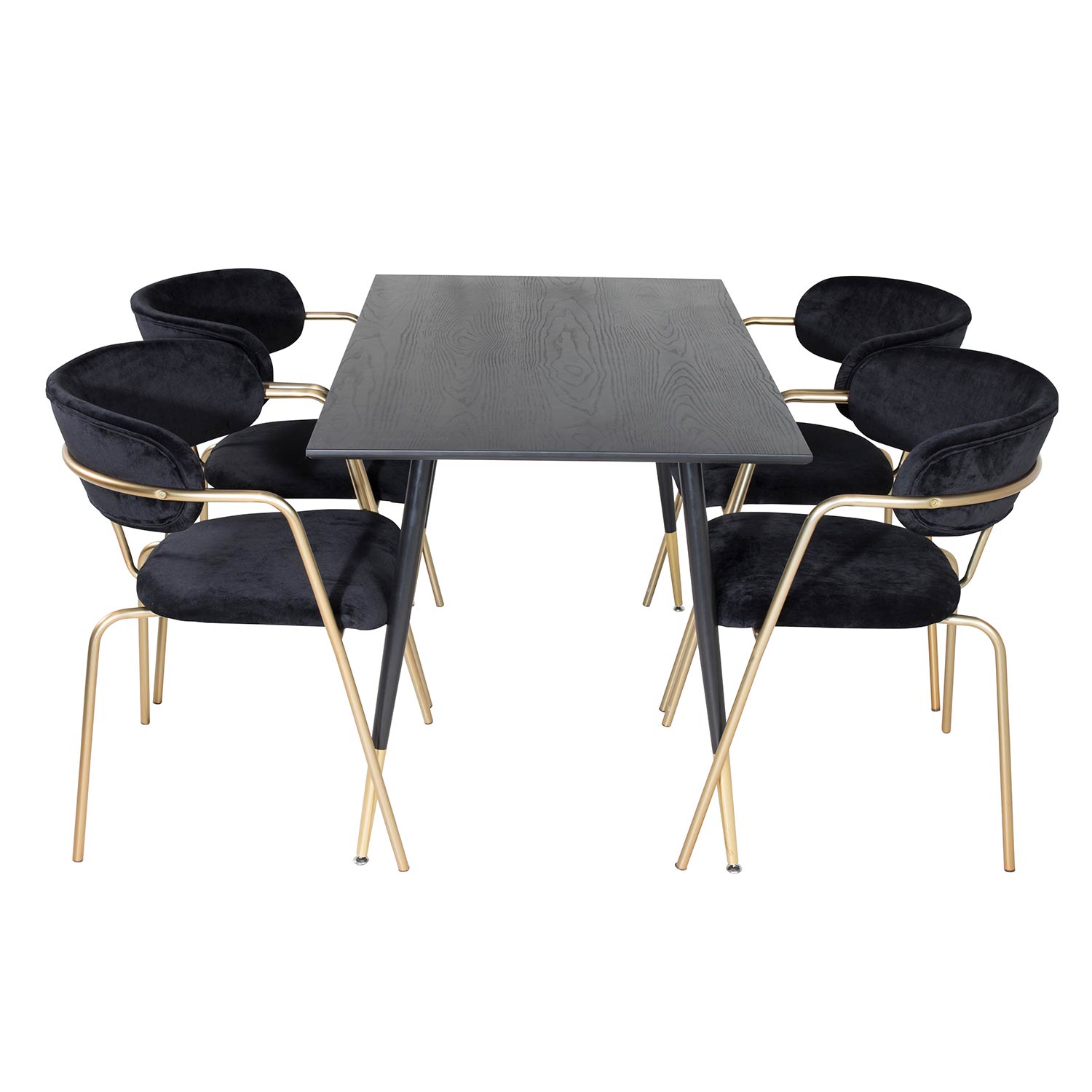 Spisegruppe Venture Home Dipp med 4 Arrow Stoler