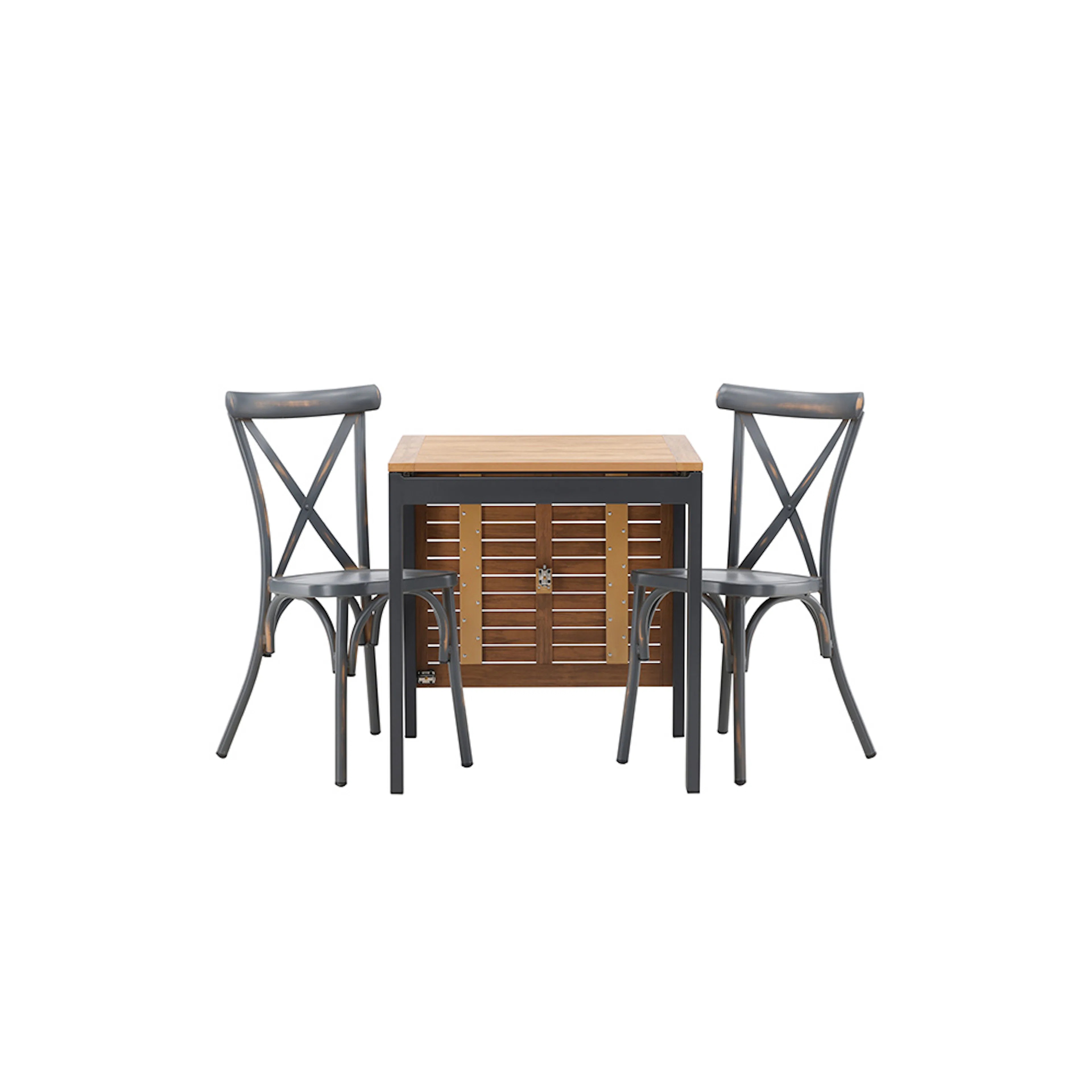 Cafégruppe Venture Home Diego Bord med 2 Tablas Stoler