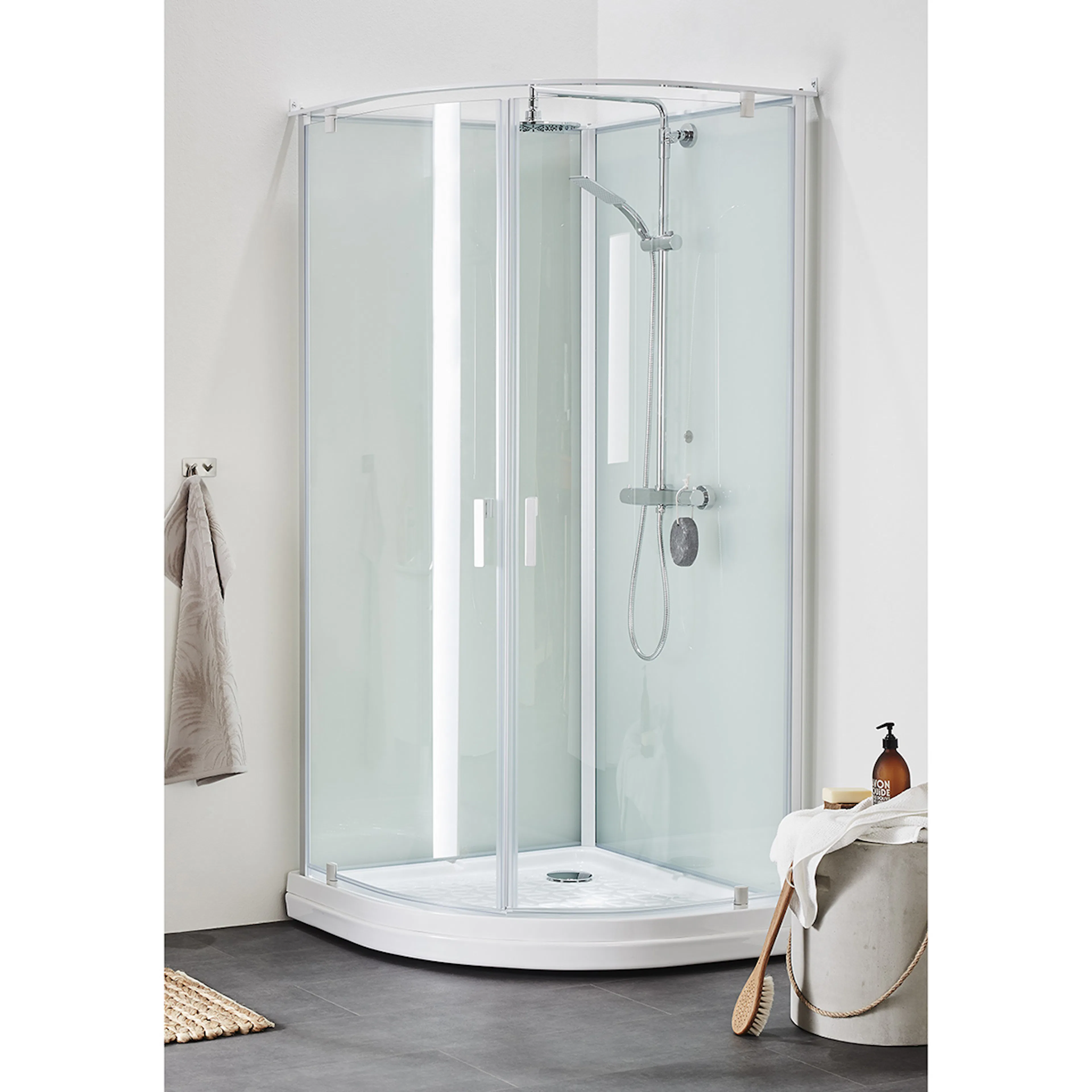 Dusjkabinett Hafa Breeze  Deluxe Rund