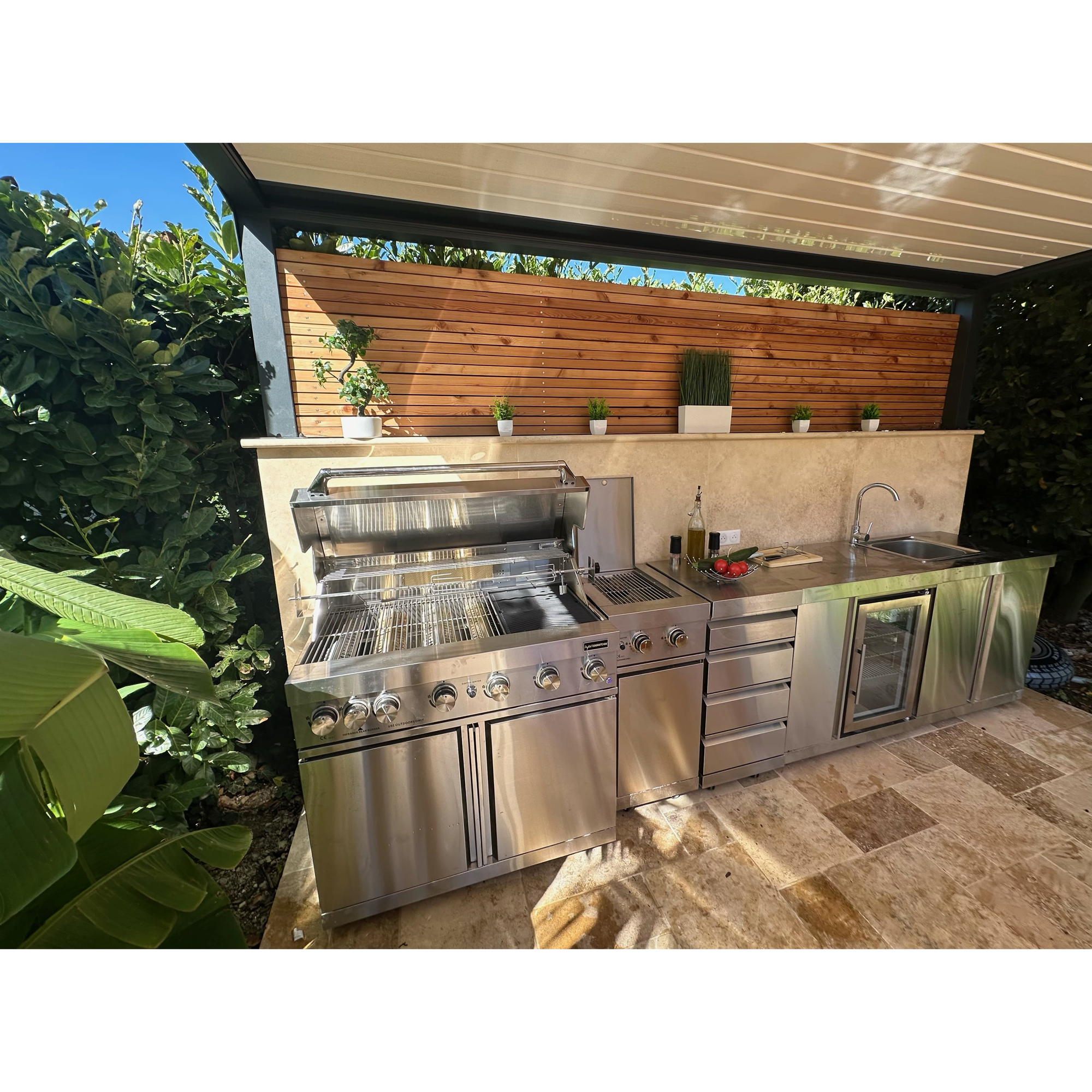 Frittstående Utekjøkken Myoutdoorkitchen Stainless Collection Oregon