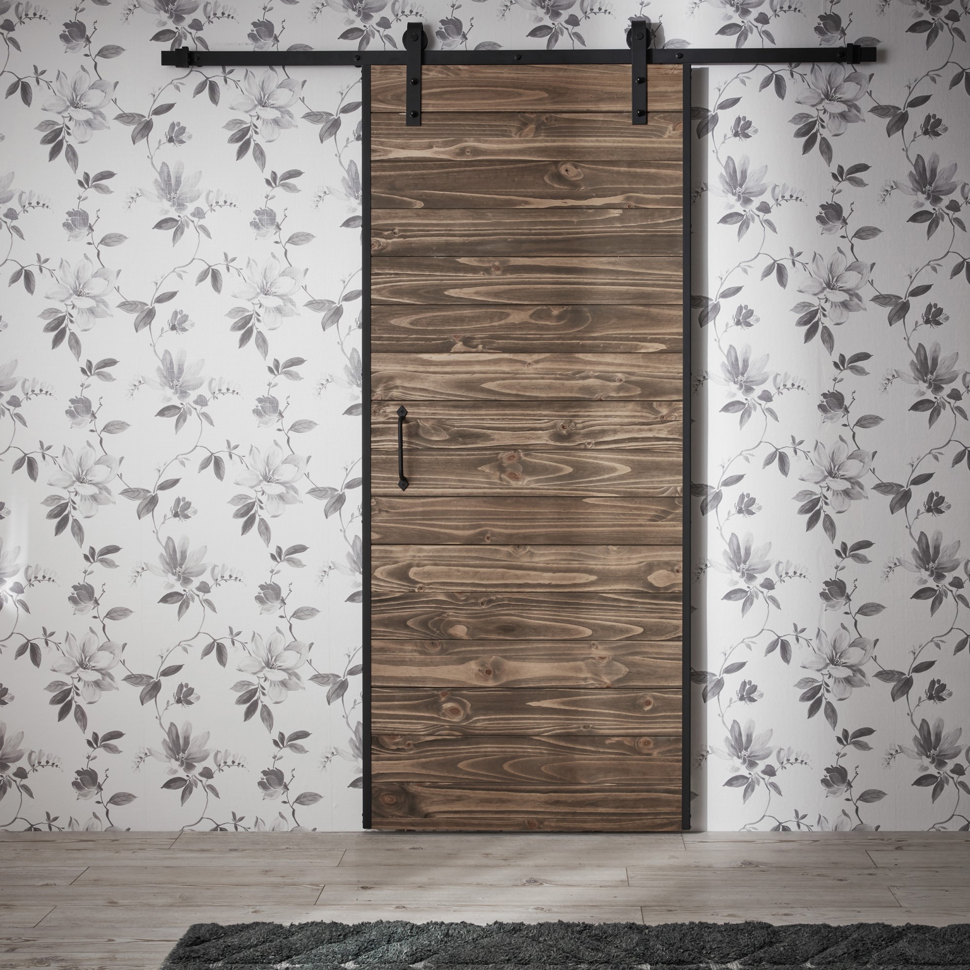 Skyvedørsbeslag Habo Retro Front