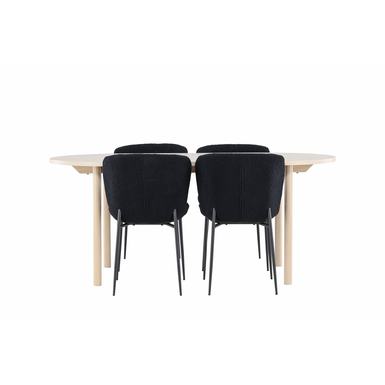 Spisegruppe Venture Home Andy 180 med 4 stk Modesto Stoler