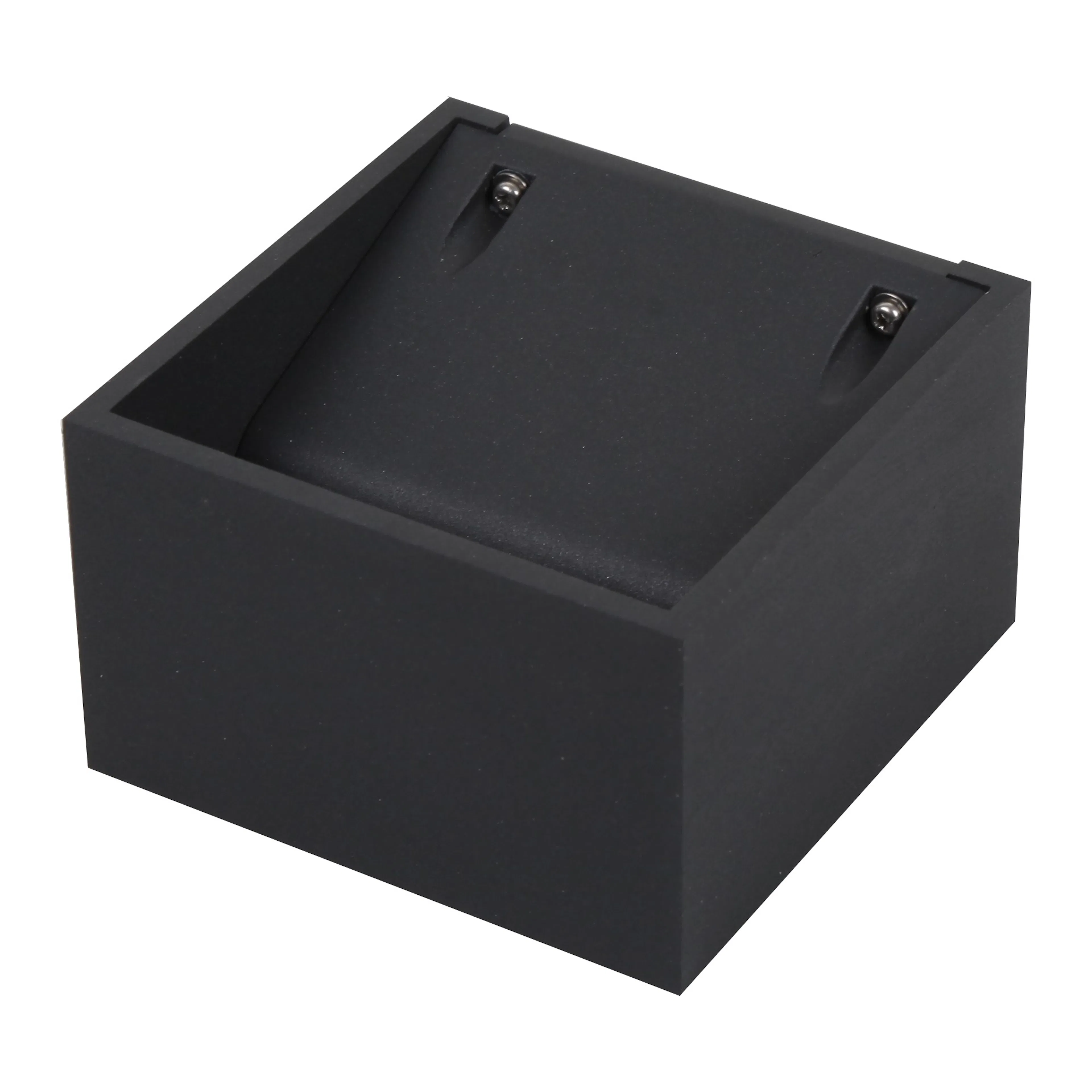 Veggarmatur Hide-a-lite Case Wall Svart
