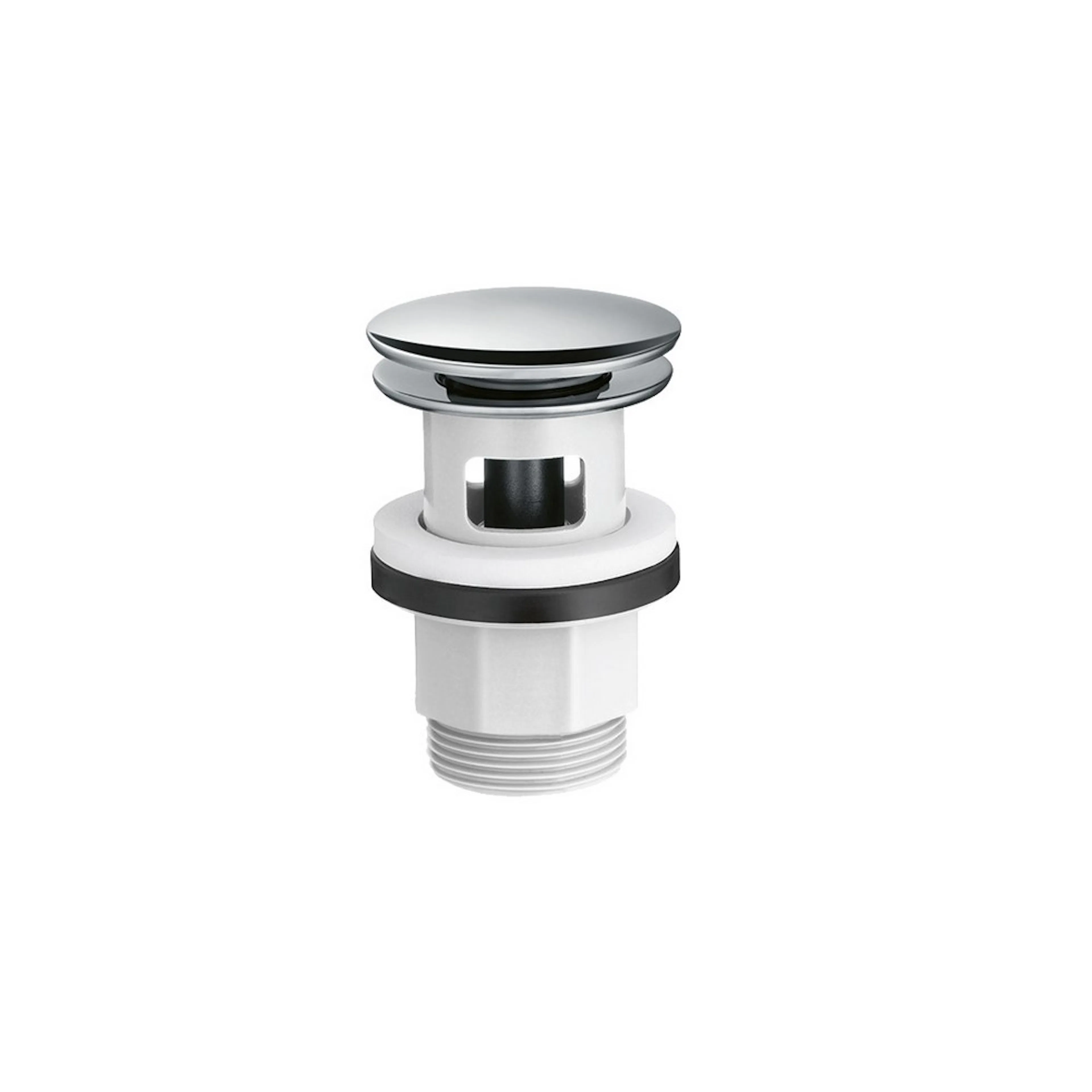 Bunnventil Hansgrohe Push-Open Krom