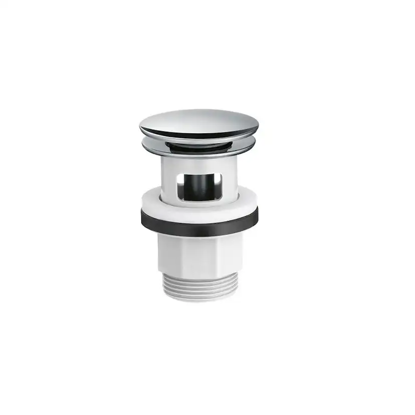 Bunnventil Hansgrohe Push-Open Krom