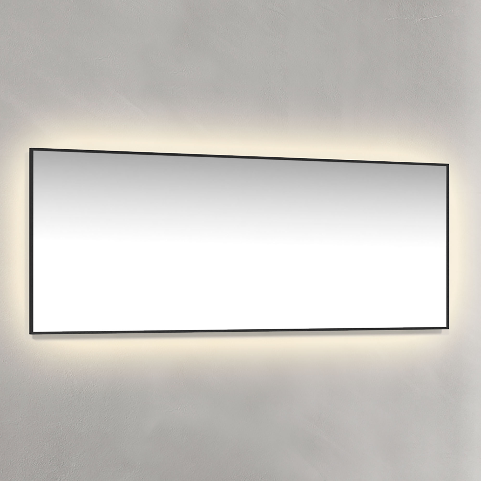 Spegel Macro Design Crown Avlång Ambilight Med Ram