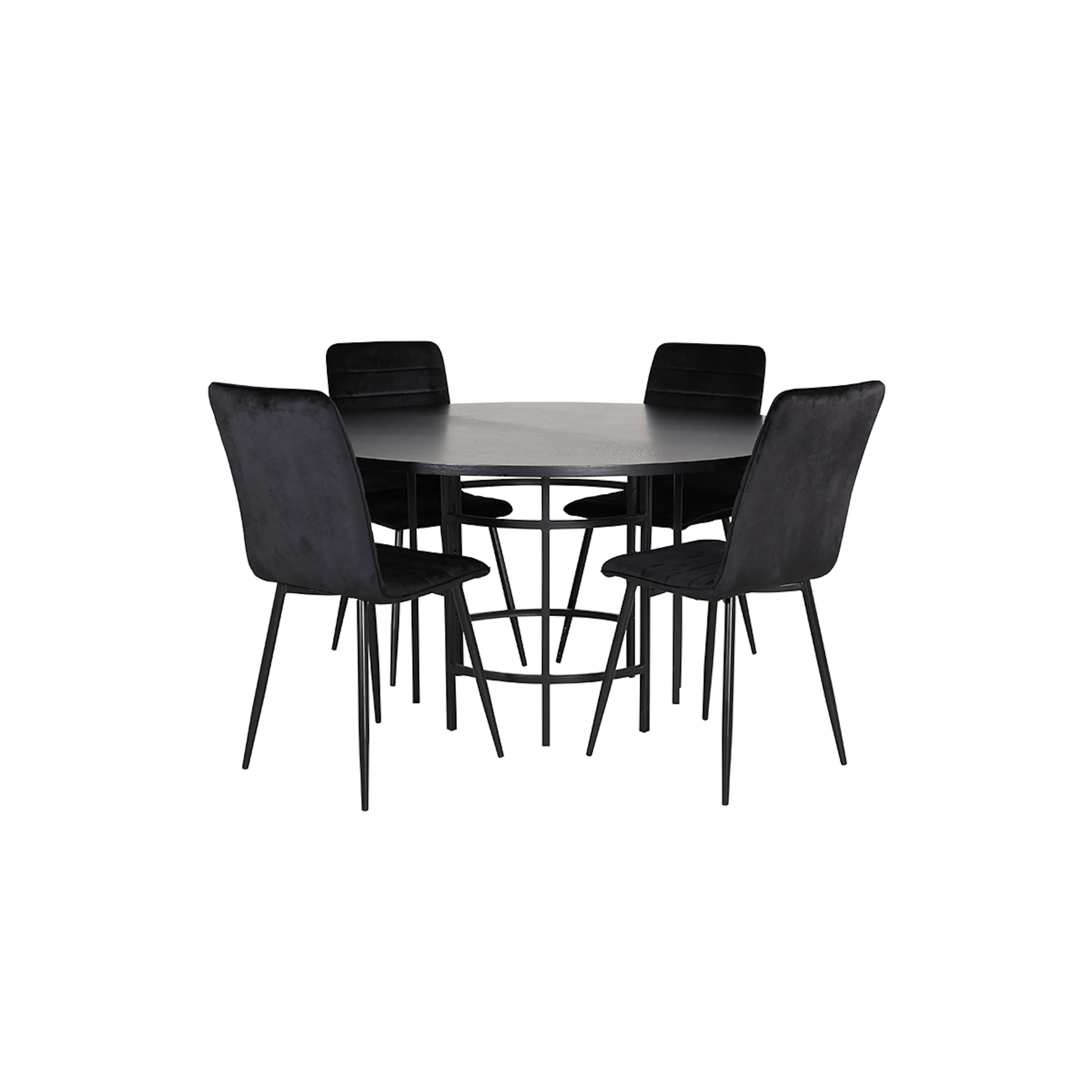 Spisegruppe furniture/fashion Copenhagen Ø140 cm med 4 Windu Stoler