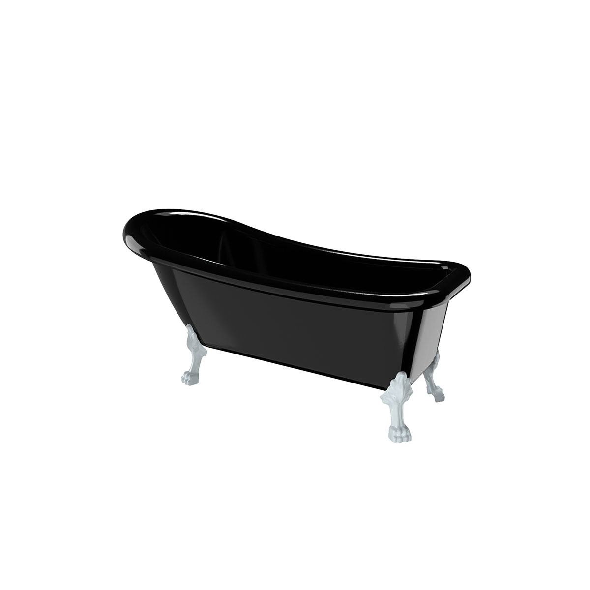 Badkar Noro Old England 1530 mm Svart