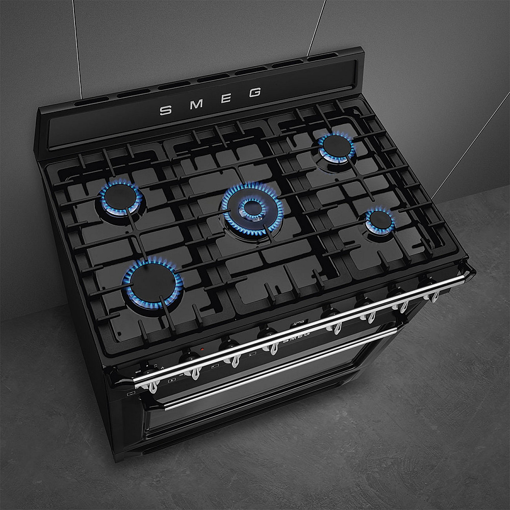 Gasskomfyr Smeg TR90GMBL