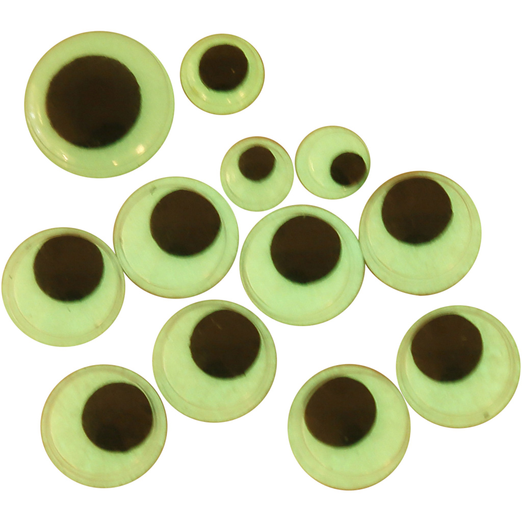 Rulleøyne Creativ Company Selvklebende 8+10+14 mm 1 Pk