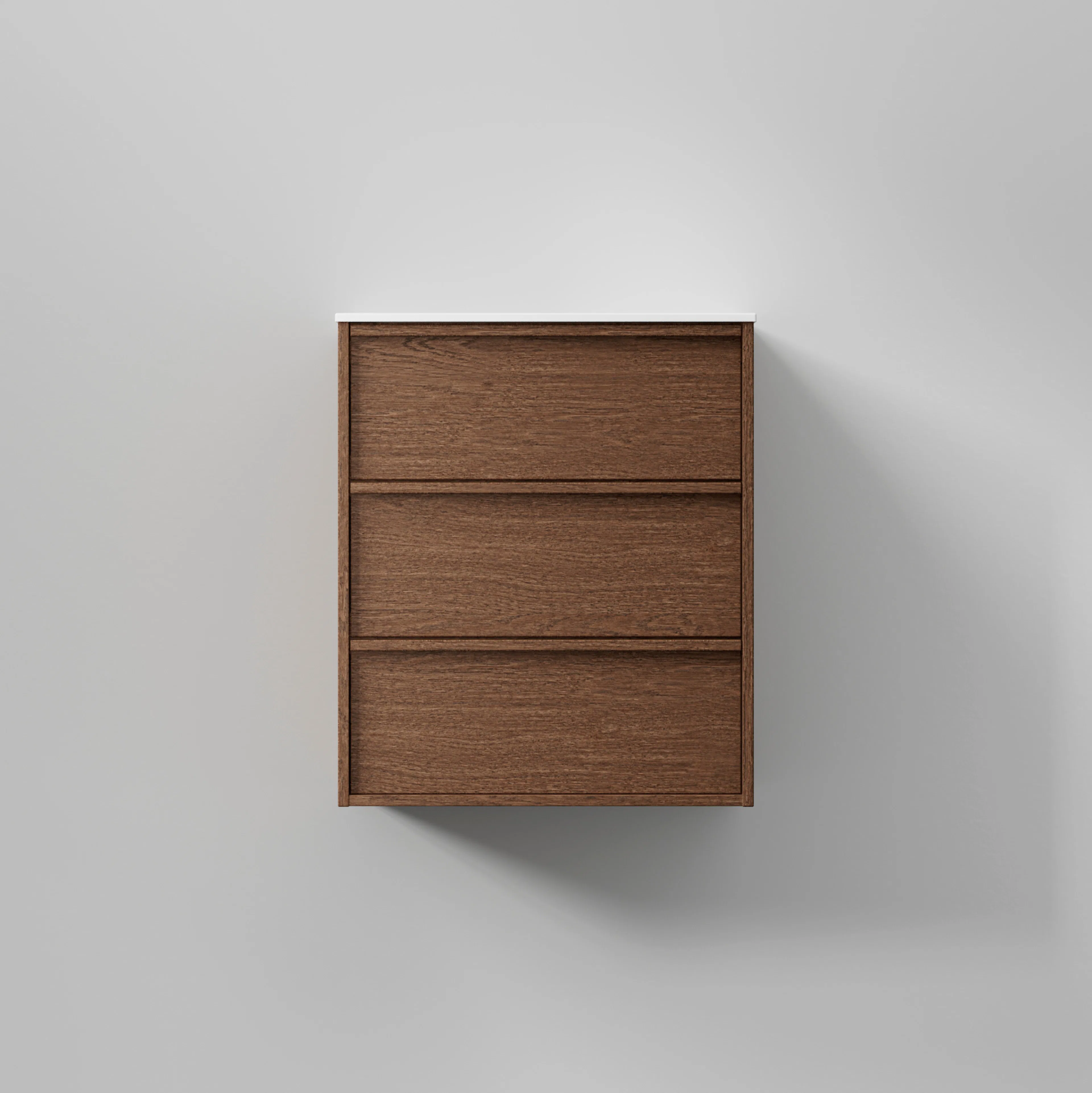 Kommod Terra Carve 60, Dark Oak, 3 Lådor Färg: Dark Oak, Bredd: 600 mm