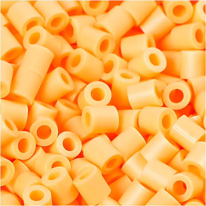 Photo Pearls, ljusorange (26), stl. 5x5 mm, Hålstl. 2,5 mm, Lysorange (26), 1100 st