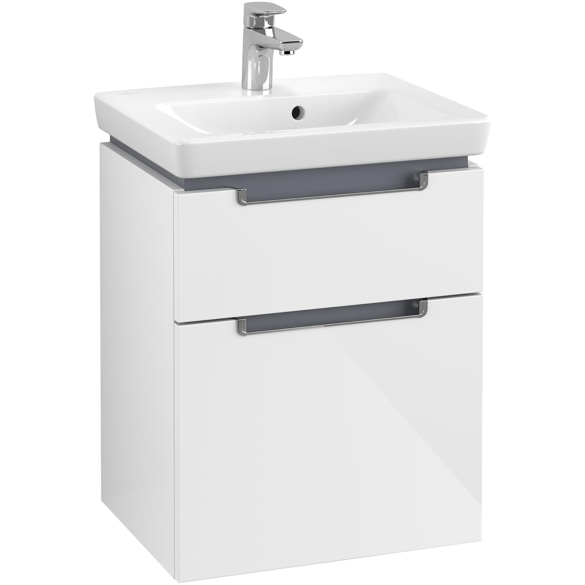 Tvättställsskåp Villeroy & Boch Subway 2.0 med 2 Lådor | badrum - badrumsmobler - tvattstallsskap-och-kommod | KakelKungen