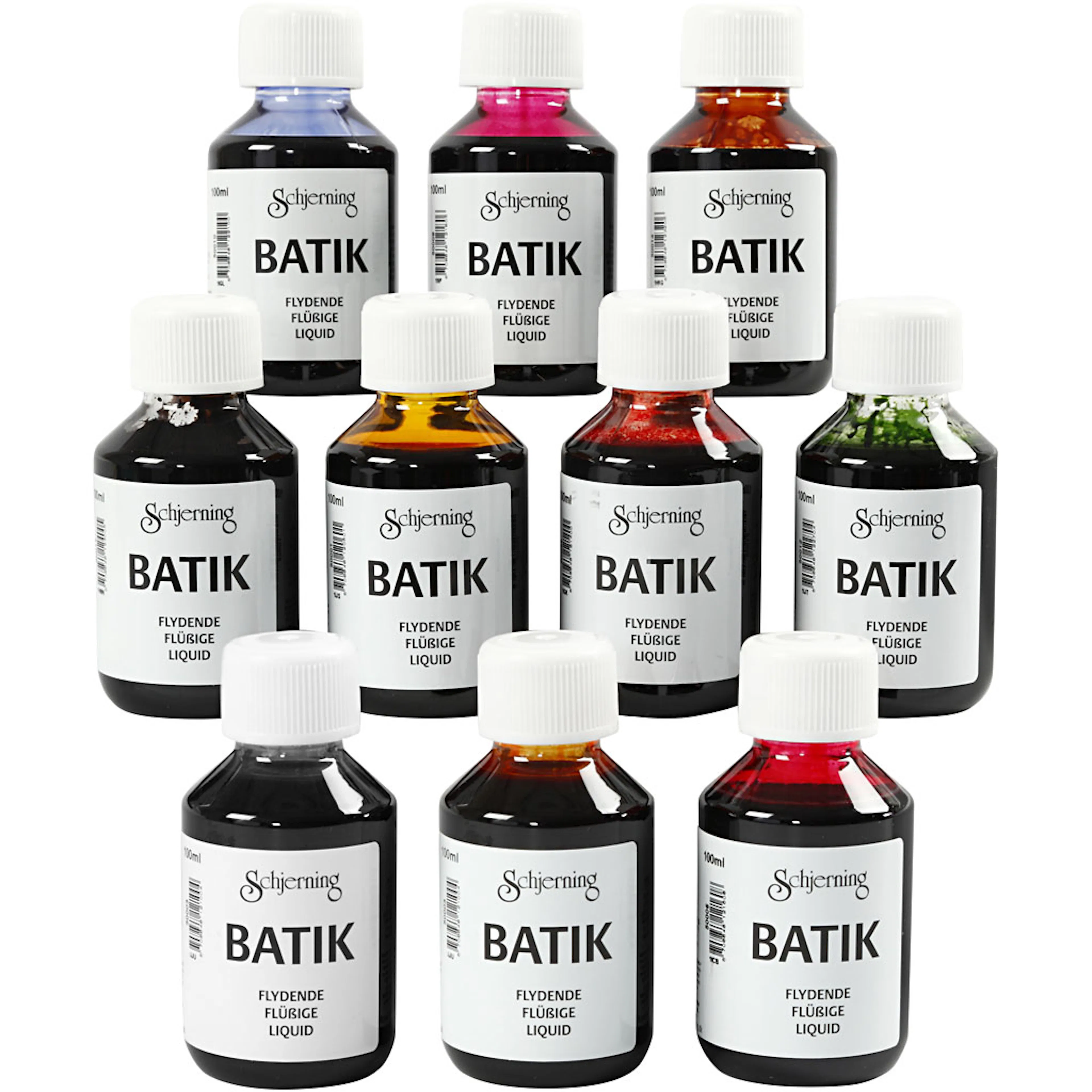 Tekstilfarge Creativ Company Ass Farger 10X100 ml/1 Pk