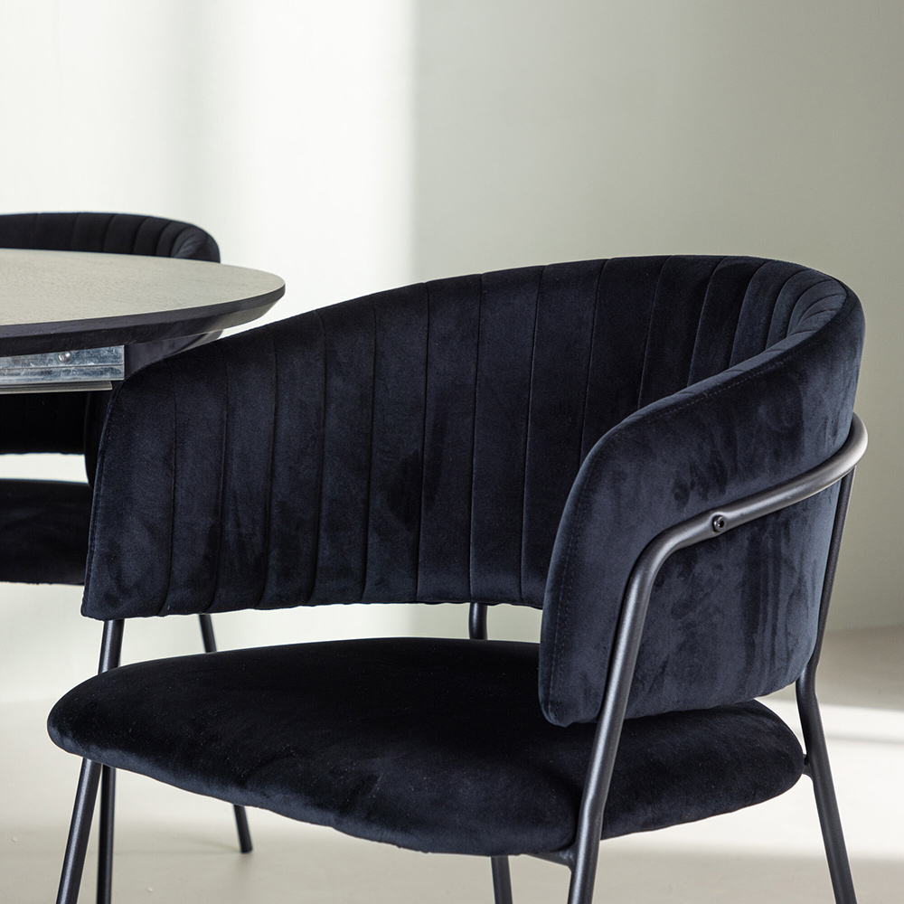 Spisegruppe Venture Home Matilda med 4 Selma Stoler