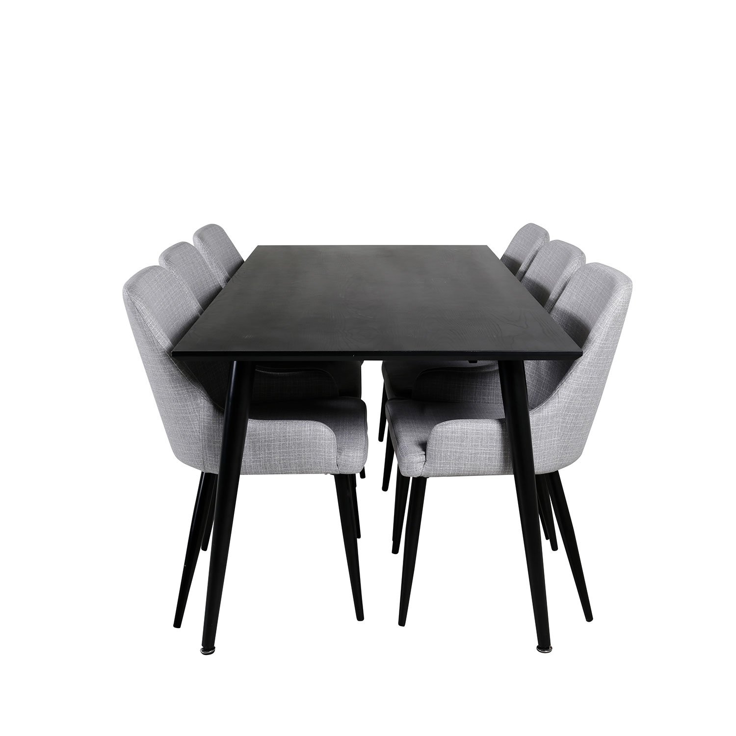 Spisegruppe Venture Home Dipp med 6 Plaza Stoler