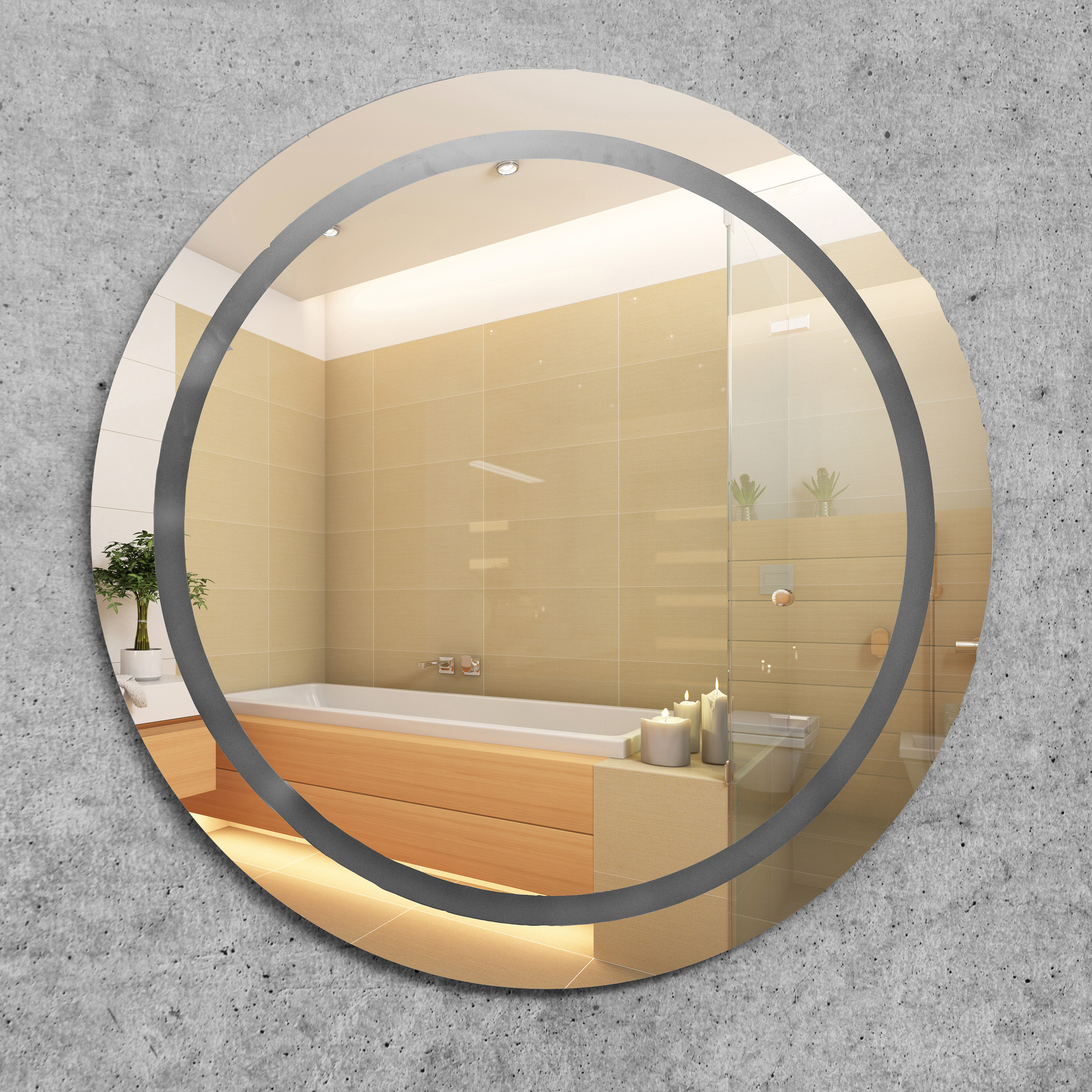 Spegel Vidi Cristal LED