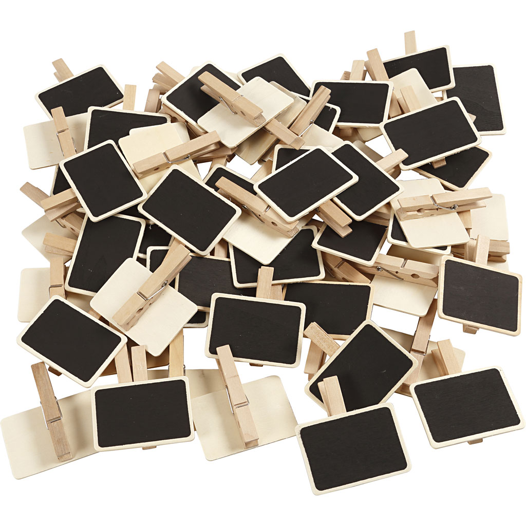 Tavle Creativ Company med Klype Str 6,8X4,7 cm 1 Pk