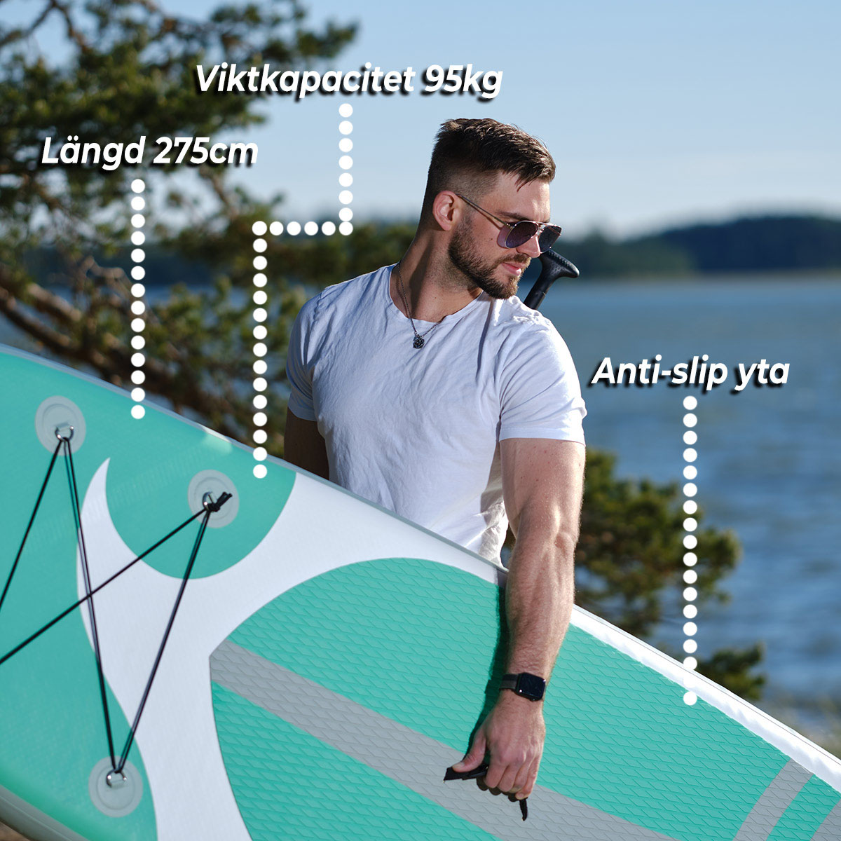 SUP-Brett Deep Sea Standard 2-pack