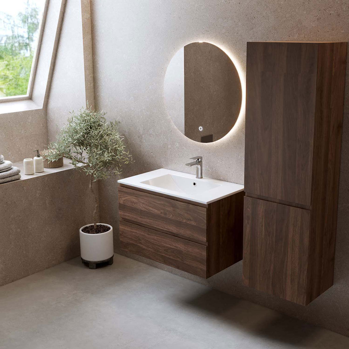Servantskap Bathlife Eufori Valnøtt