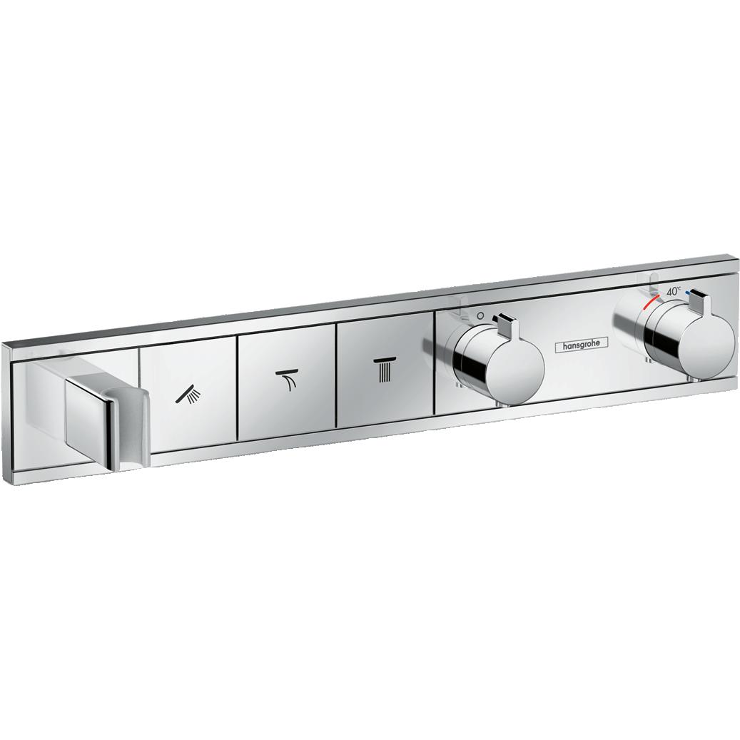 Dusjbatteri Hansgrohe Rainselect 3 Funksjoner med HåndDusjholder