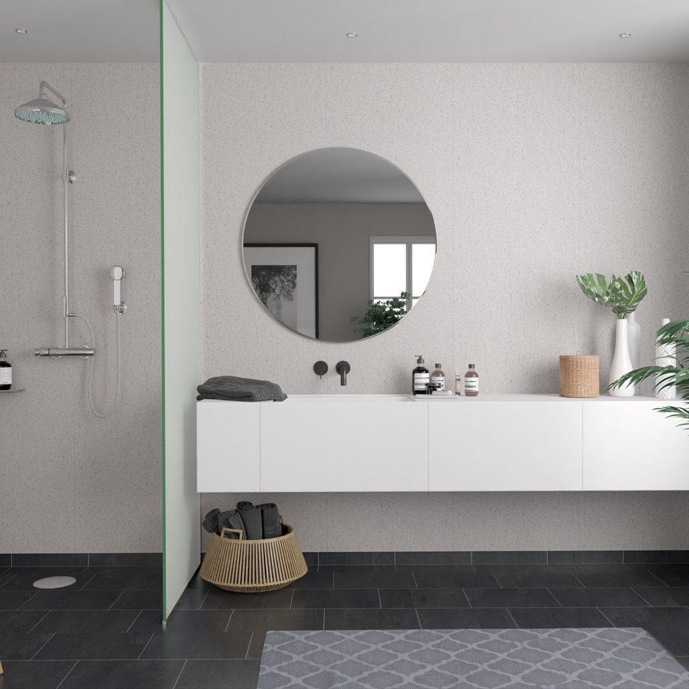 Baderomspanel Fibo 4001-M10 Terrazzo Light