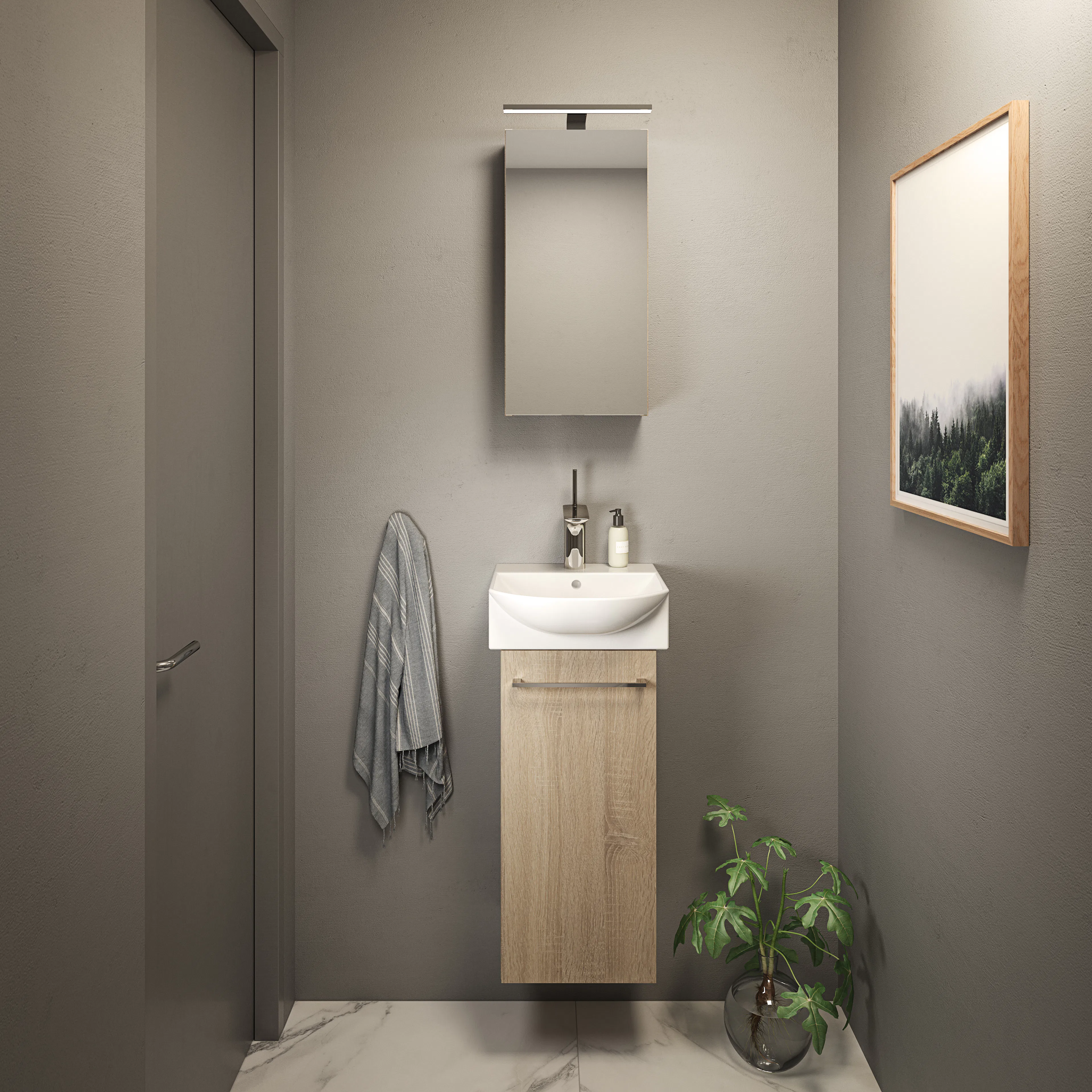 Servantskap FOSSBAD Vita B35 med Servant