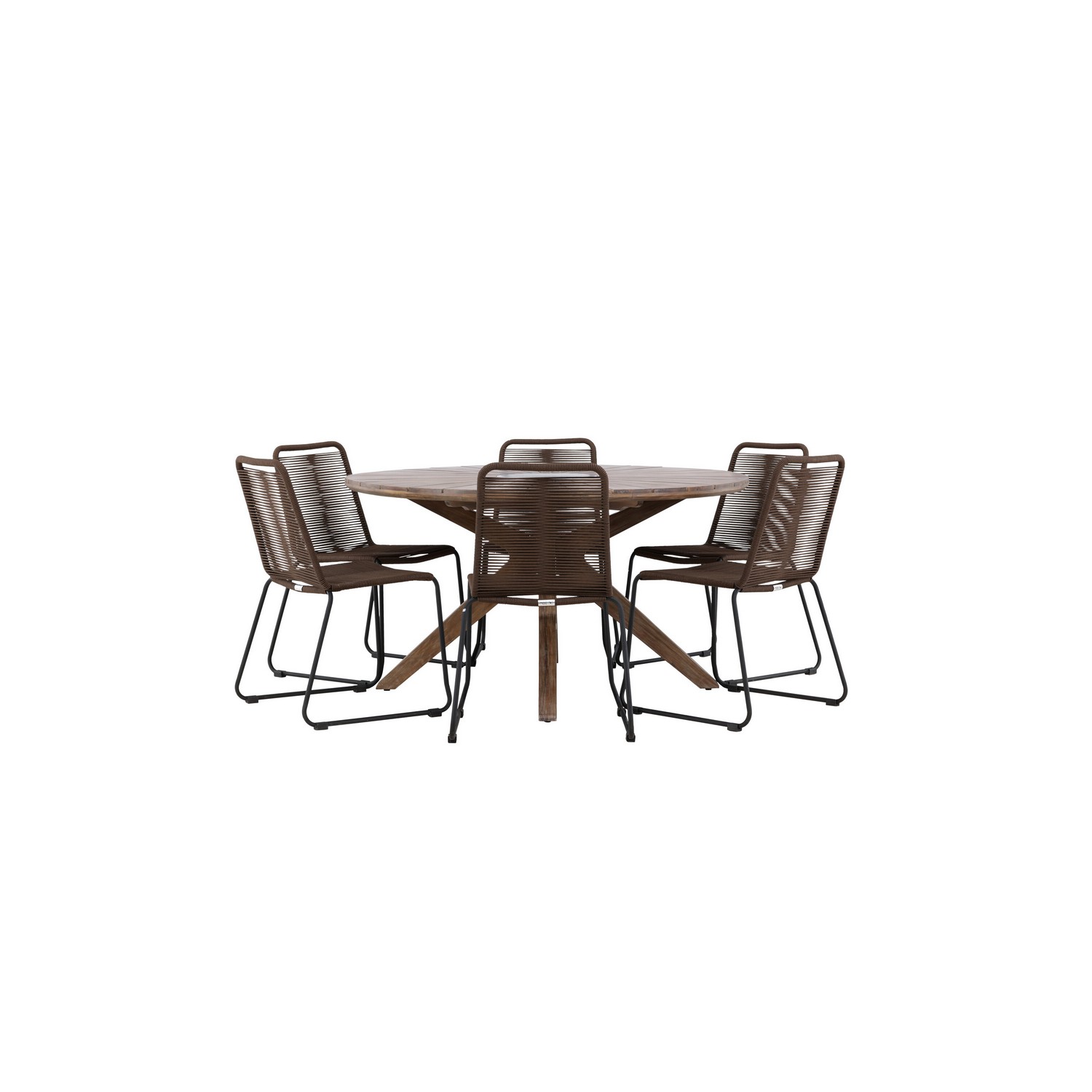 Hagegruppe Venture Home Rosario med 6 Lindos Stoler