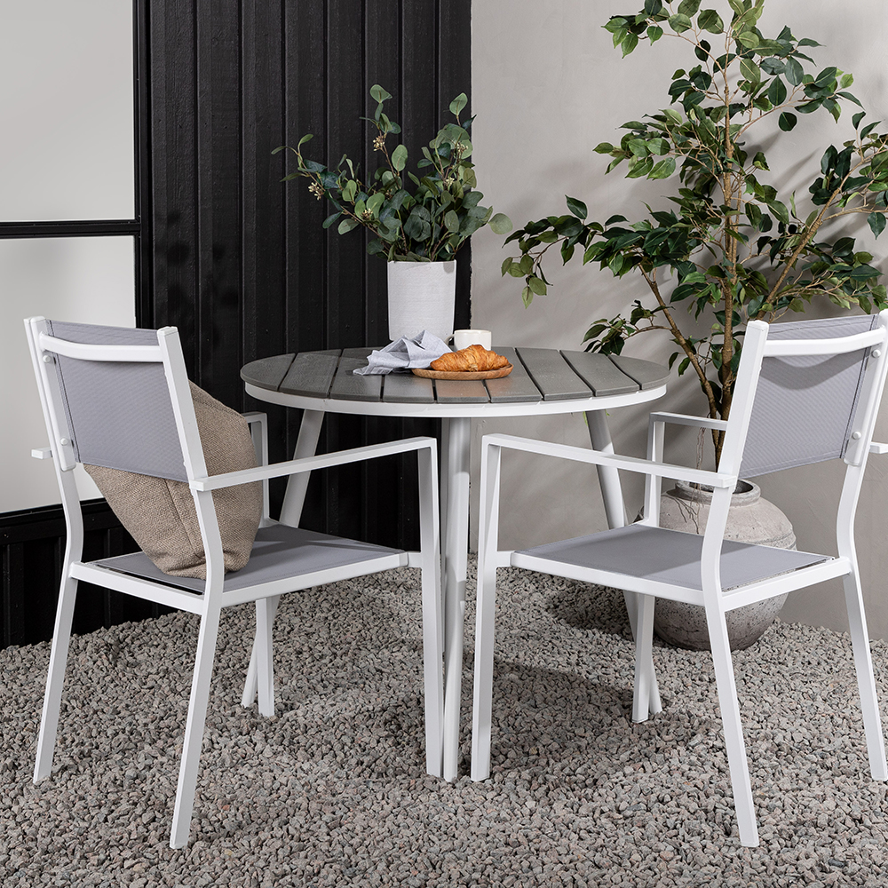 Cafégruppe Venture Home Break Ø90 cm med 2 Copacabana Stoler