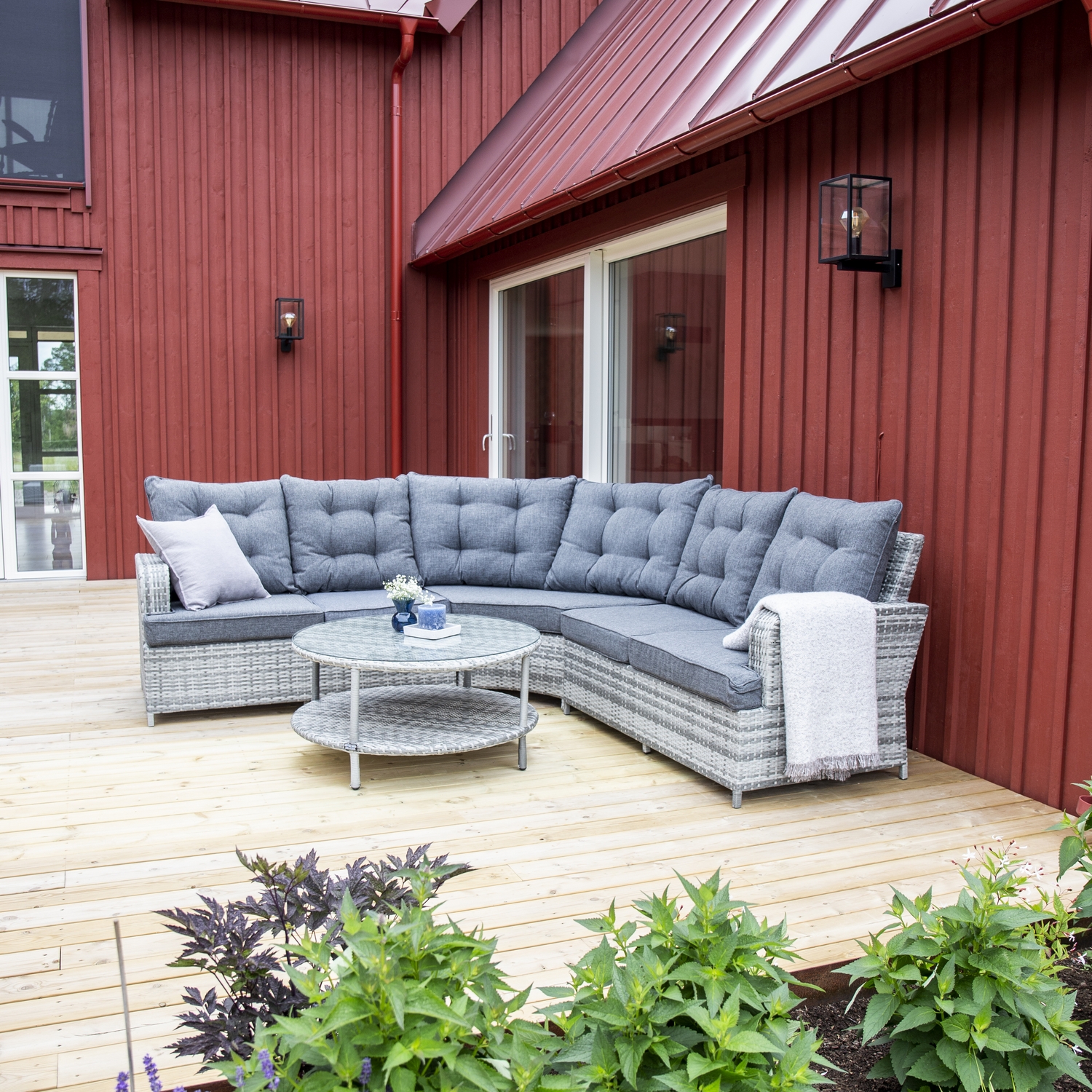 Hjørnesofa Venture Home Valencia Utendørs Utendørs