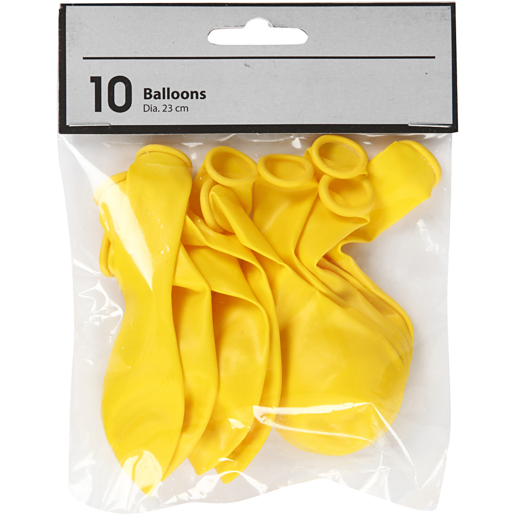 Ballonger Creativ Company Runde 23 cm 10 stk/1 Pk