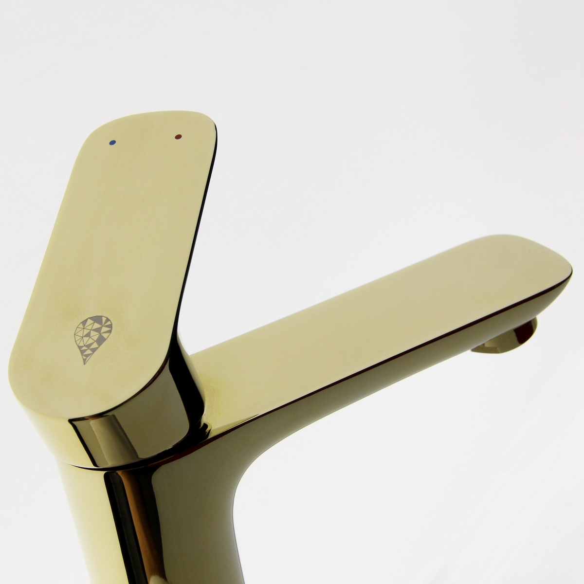 SERVANTBATTERI BATHLIFE PÄRLA HØY MESSING Messing