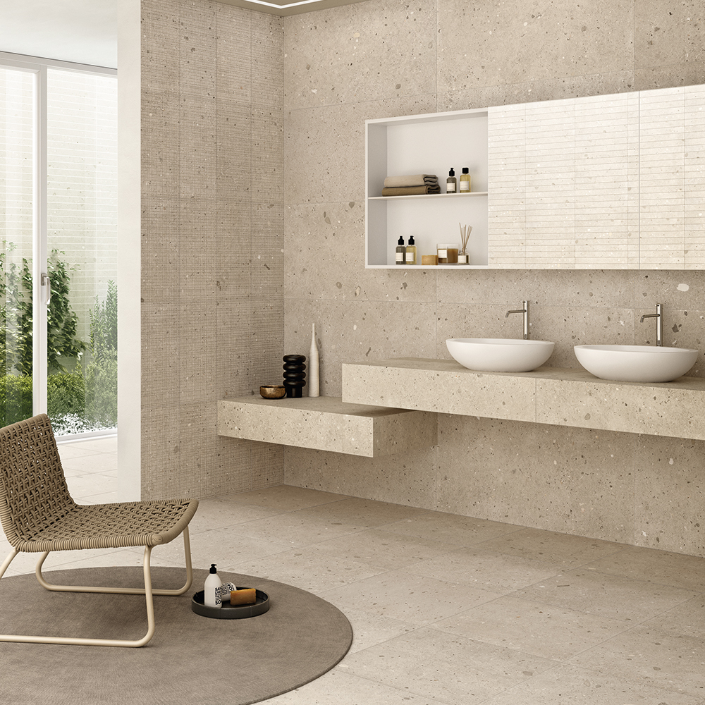 Fliser Lhådös Slite Beige 60x60 cm