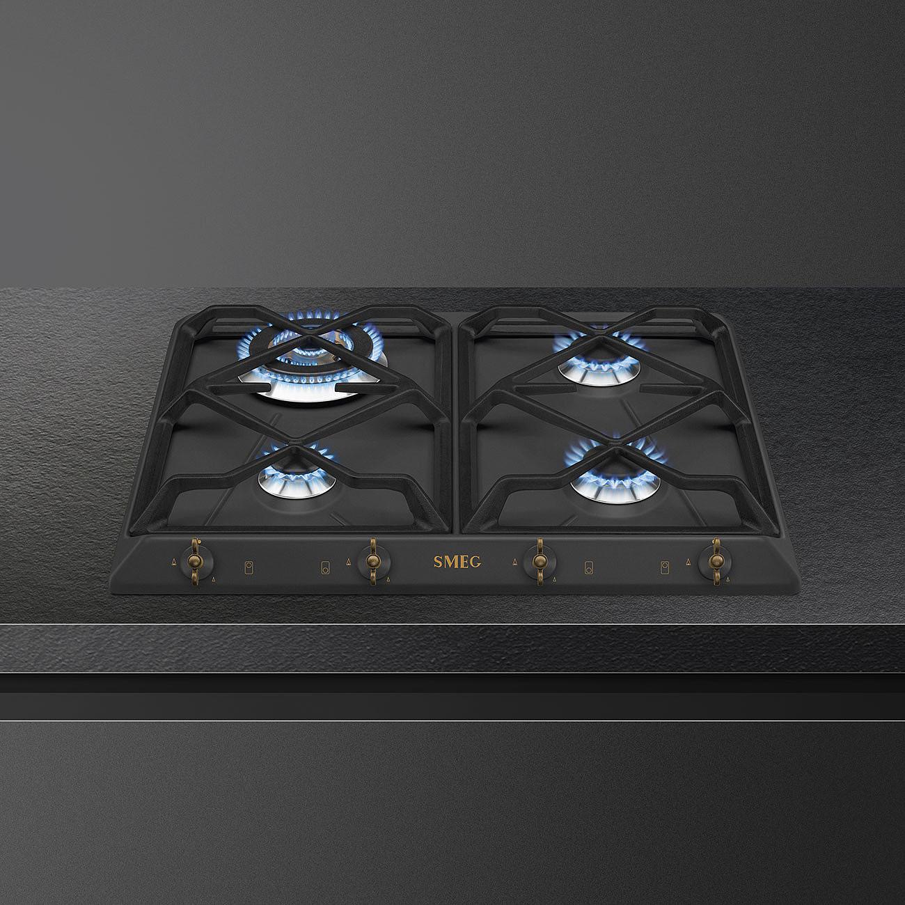 Smeg Gashäll Colonial SRV864AOGH Antrasitt